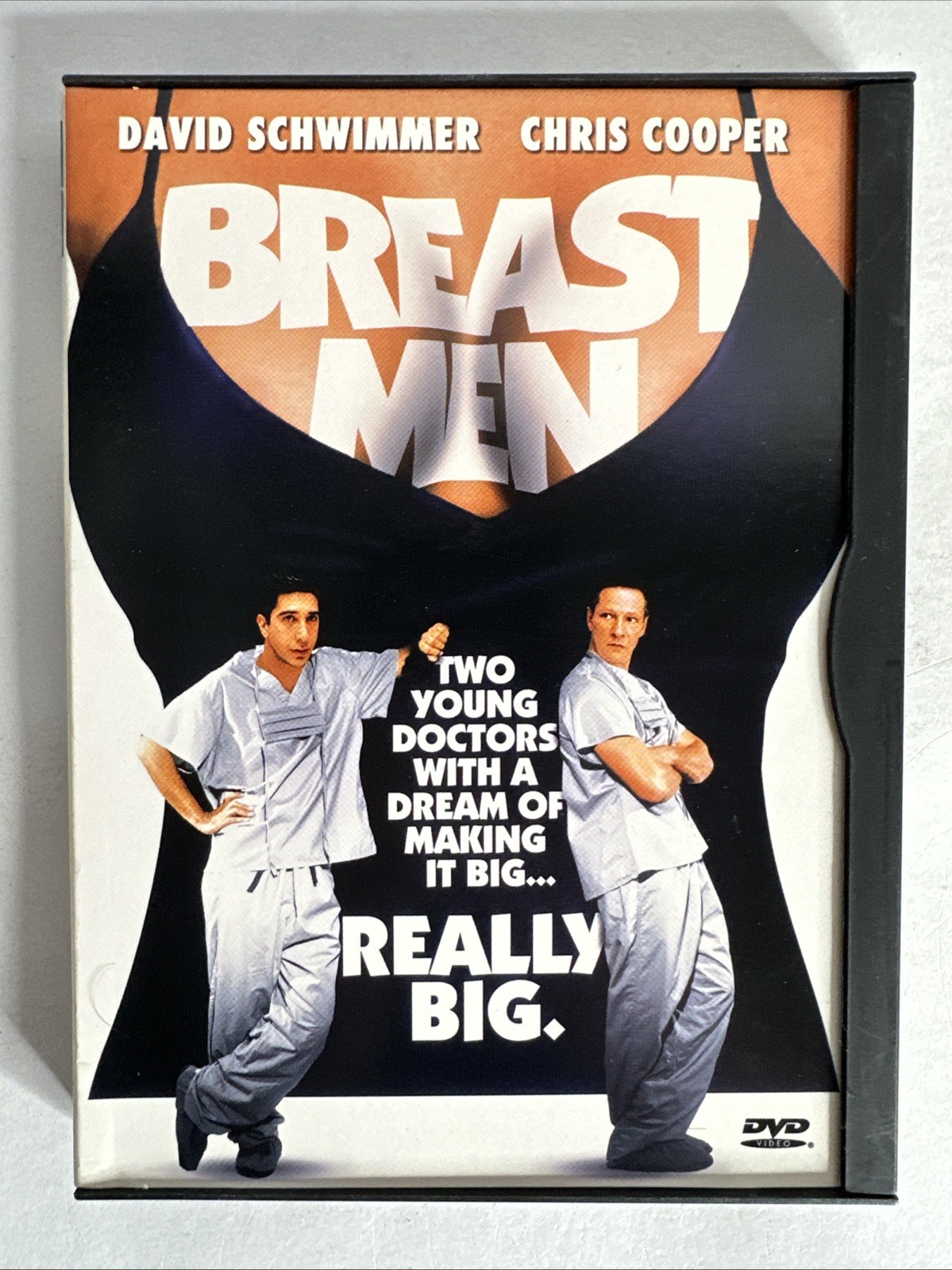 Breast Men (DVD, 1997) David Schwimmer~ Chris Cooper ~Plastic Surgeons~ Comedy