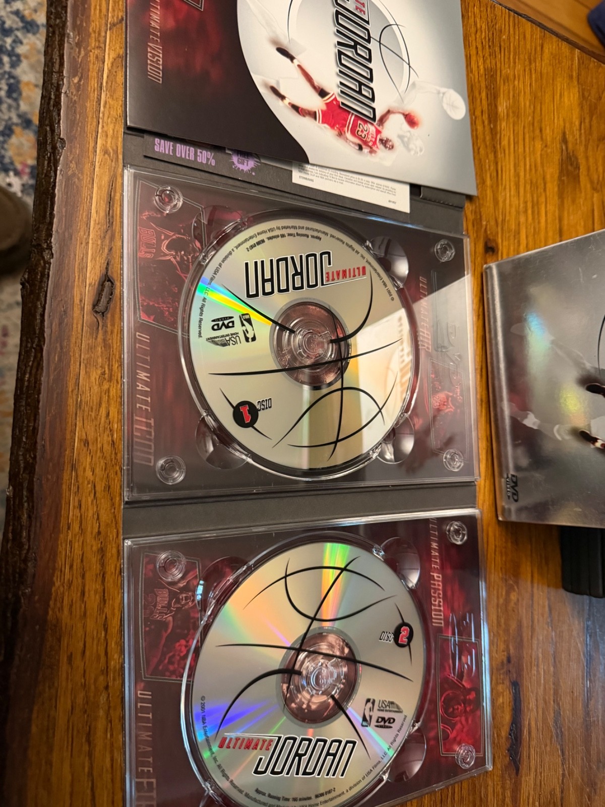 Ultimate Jordan DVD Box Set Michael Jordan Chicago Bulls Complete 2 Disc 2001