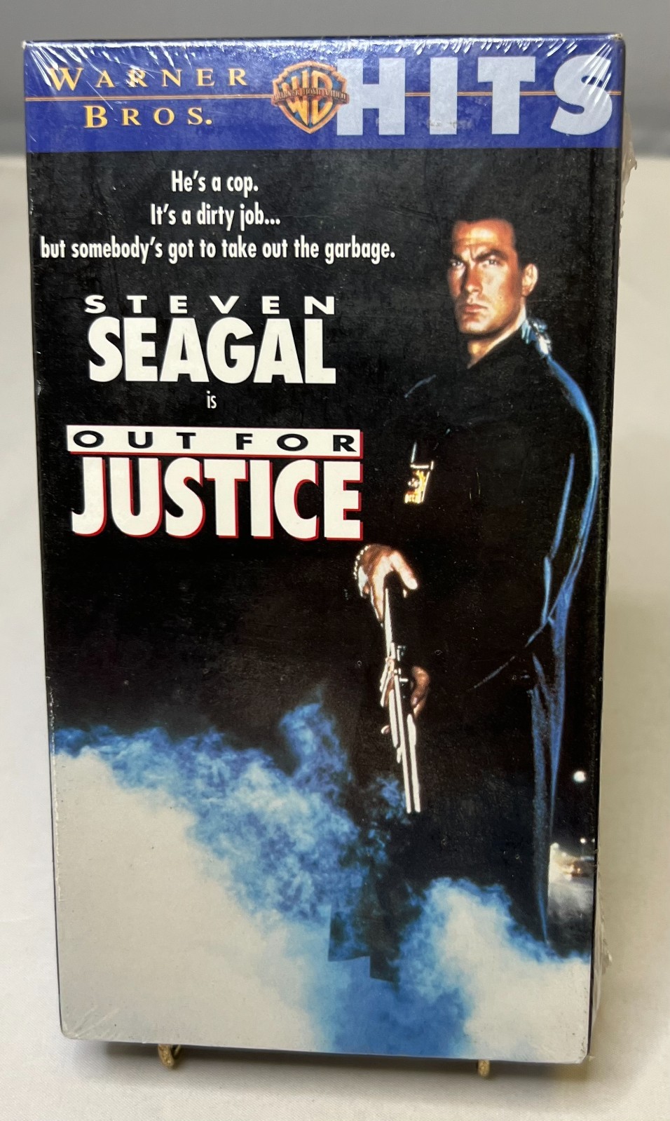 Out for Justice VHS Sealed Steven Seagal Warner Bros Hits 1991 Action John Flynn