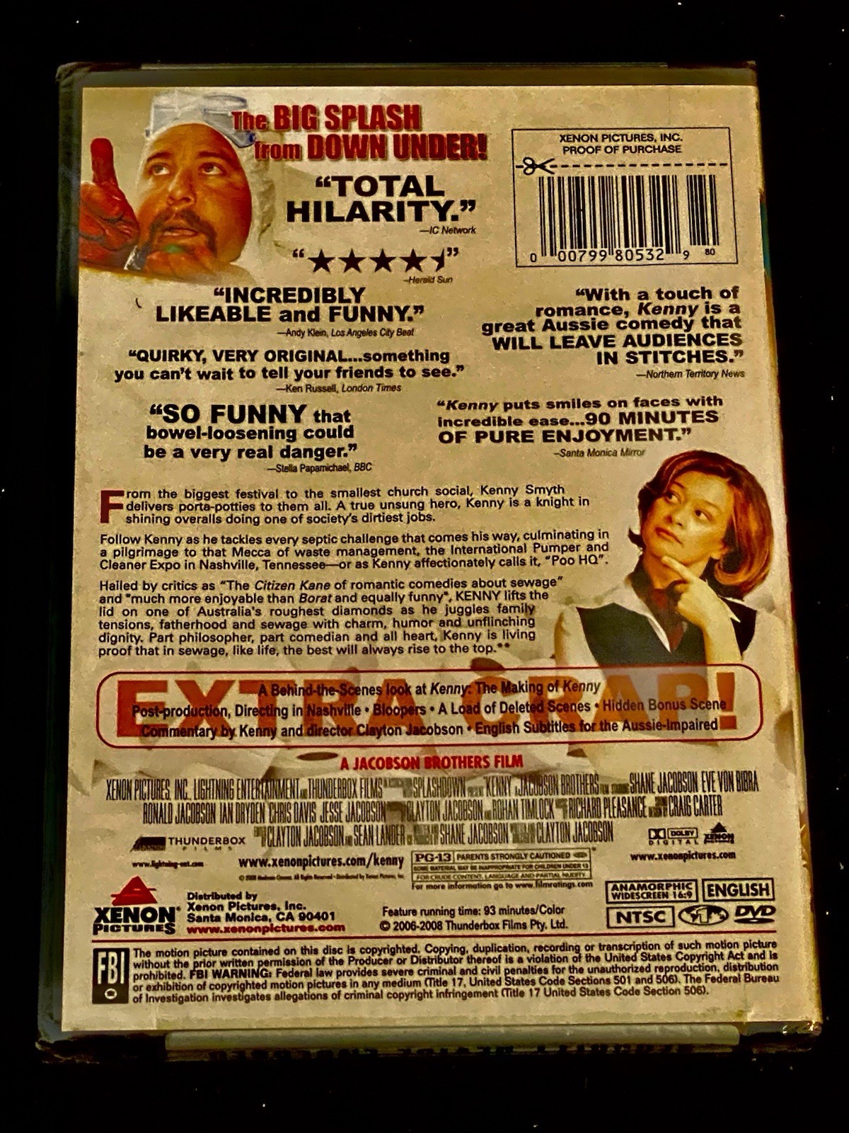 4 Indie Comedy DVD Lot! Drinking Games, Starry Night, Kenny, Wasabi Tuna NEW