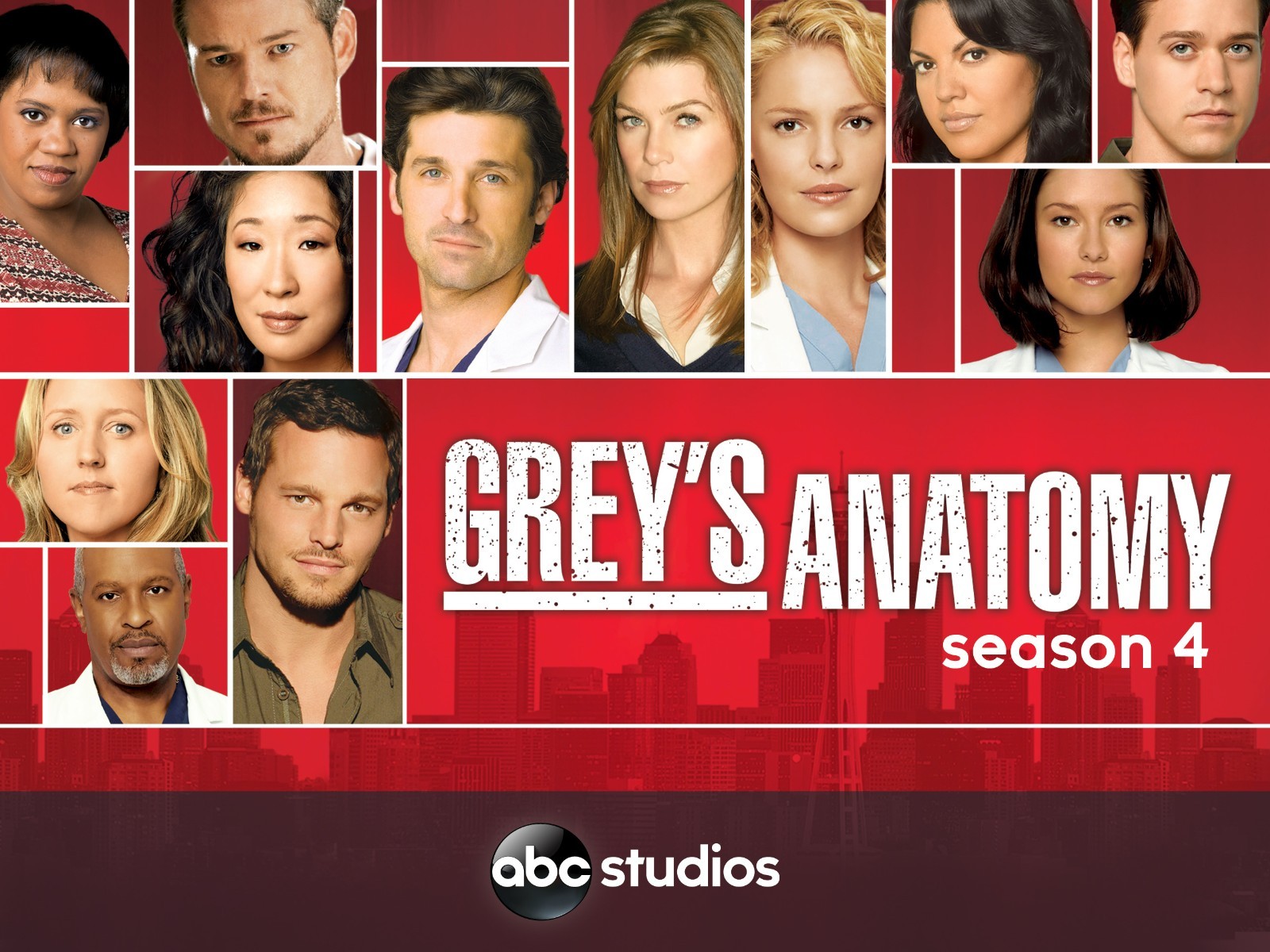Grey’s Anatomy – Fourth Season Four 4 [2007] (Blu-ray,2008,Expanded Ed) 740 Min.