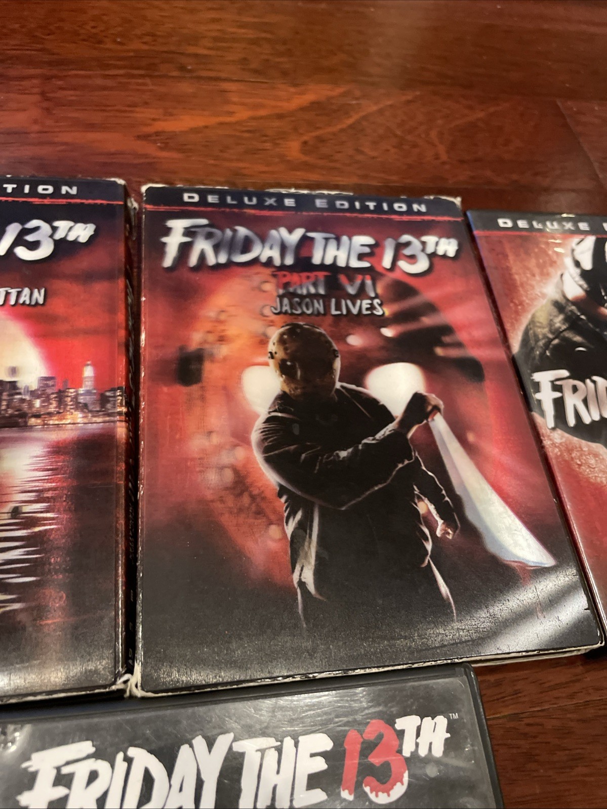 Friday the 13th DVD Lot Of 7 Some Deluxe Editions w/ Lenticular Sleeves See Desc