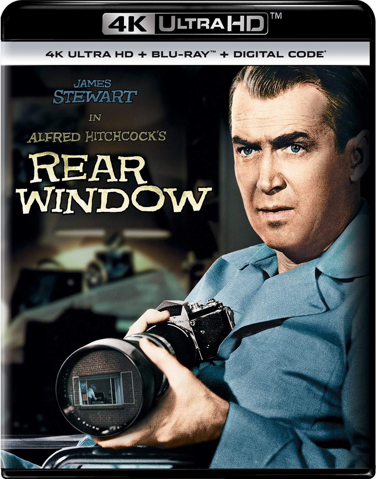Rear Window 4K UHD Blu-ray James Stewart NEW