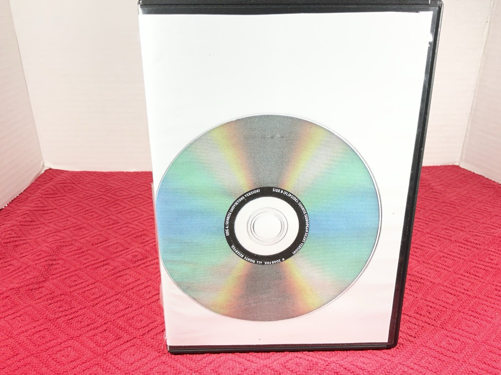 Sunrise: A Song of Two Humans DVD, 1927 Silent Movie Rental Tested Fast Shipping