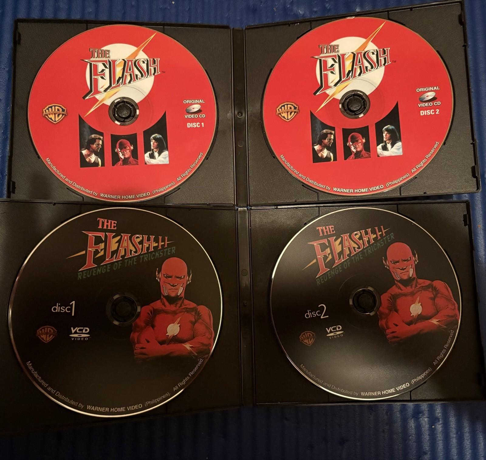DC Comics DVD Lot: The Dark Knight Trilogy (Batman), Green Lantern, Flash.