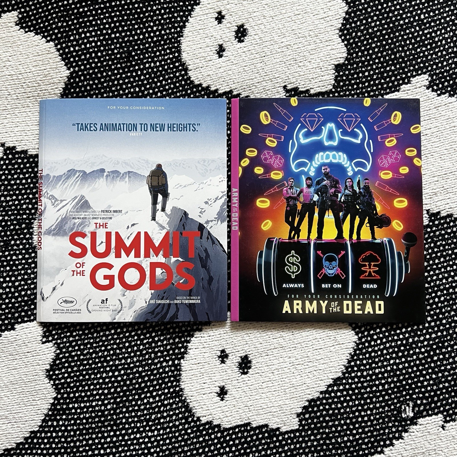 Random FYC DVD Set – Netflix’s ‘The Summit of the Gods’ & ‘Army of the Dead’