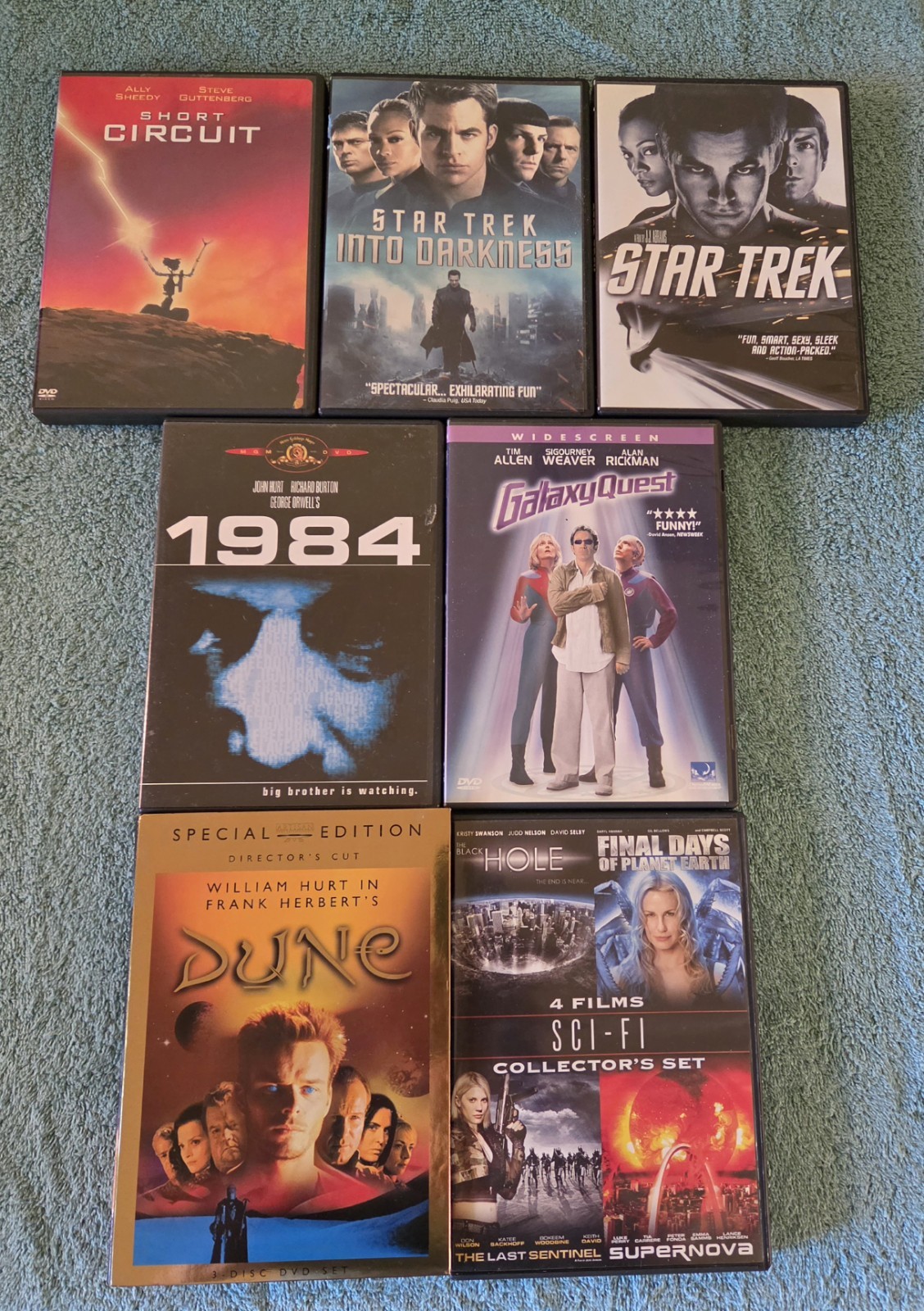 Vintage Sci-Fi Media Lot 14 Titles-Dune 3-Disc DVD,Star Wars Ep II VHS,Star Trek