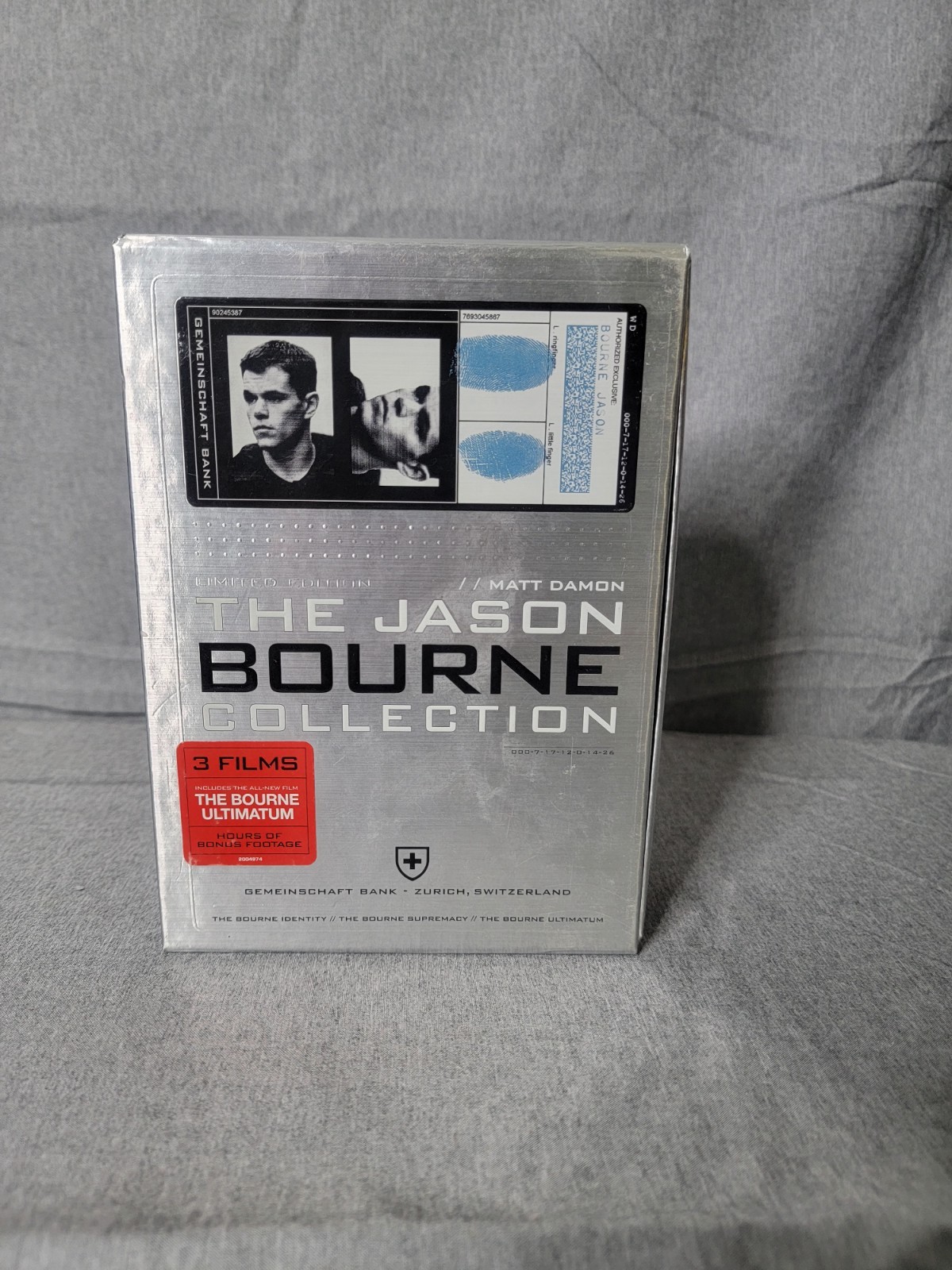 The Jason Bourne Collection (DVD, 2007, 4-Disc Set, Limited Edition)