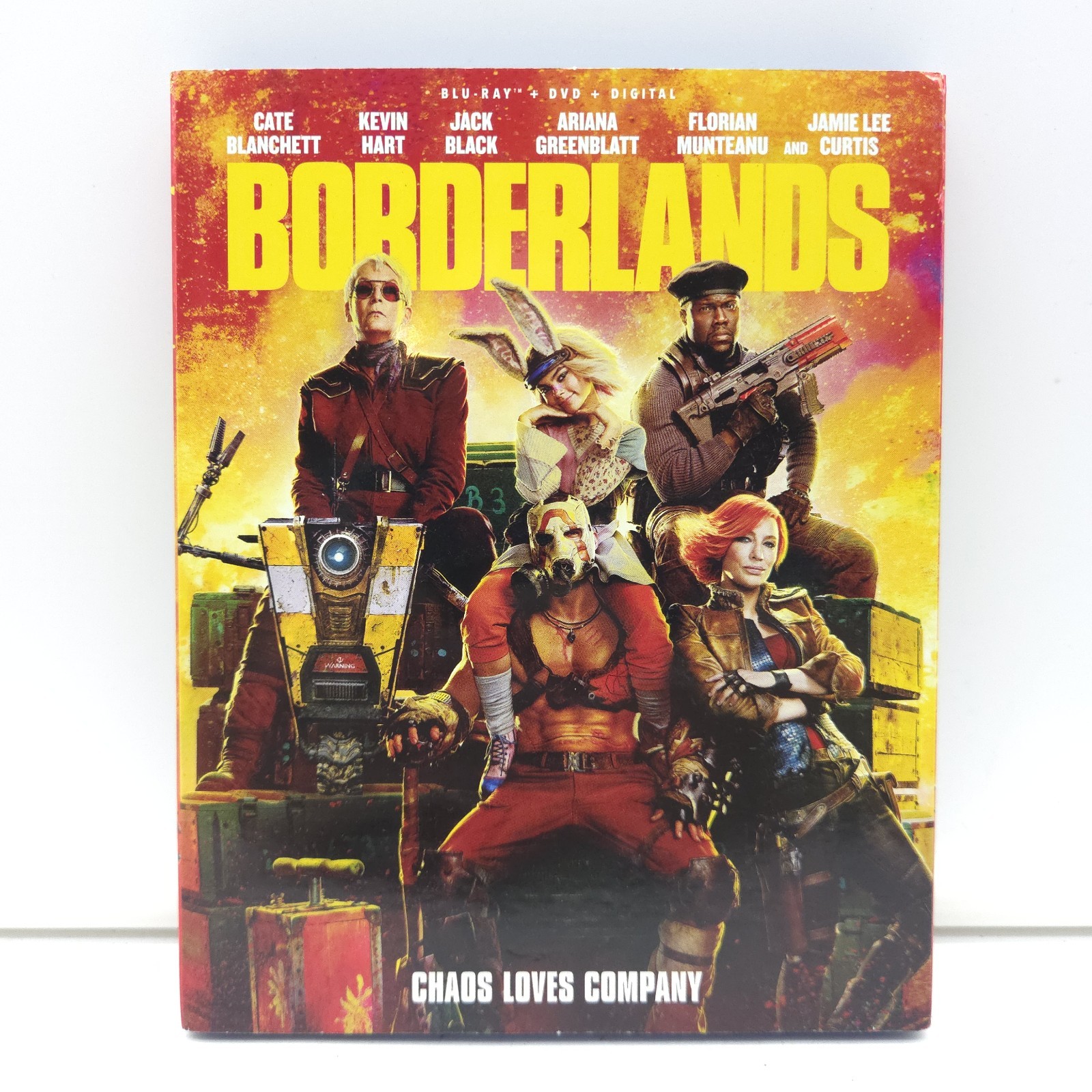 Borderlands Blu-ray DVD Digital w/ Slipcover 2024 Cate Blanchett VG+ Complete