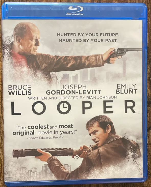 Looper Blu-Ray Movie Bruce Willis Emily Blunt Joseph Gordon-Levitt F3481