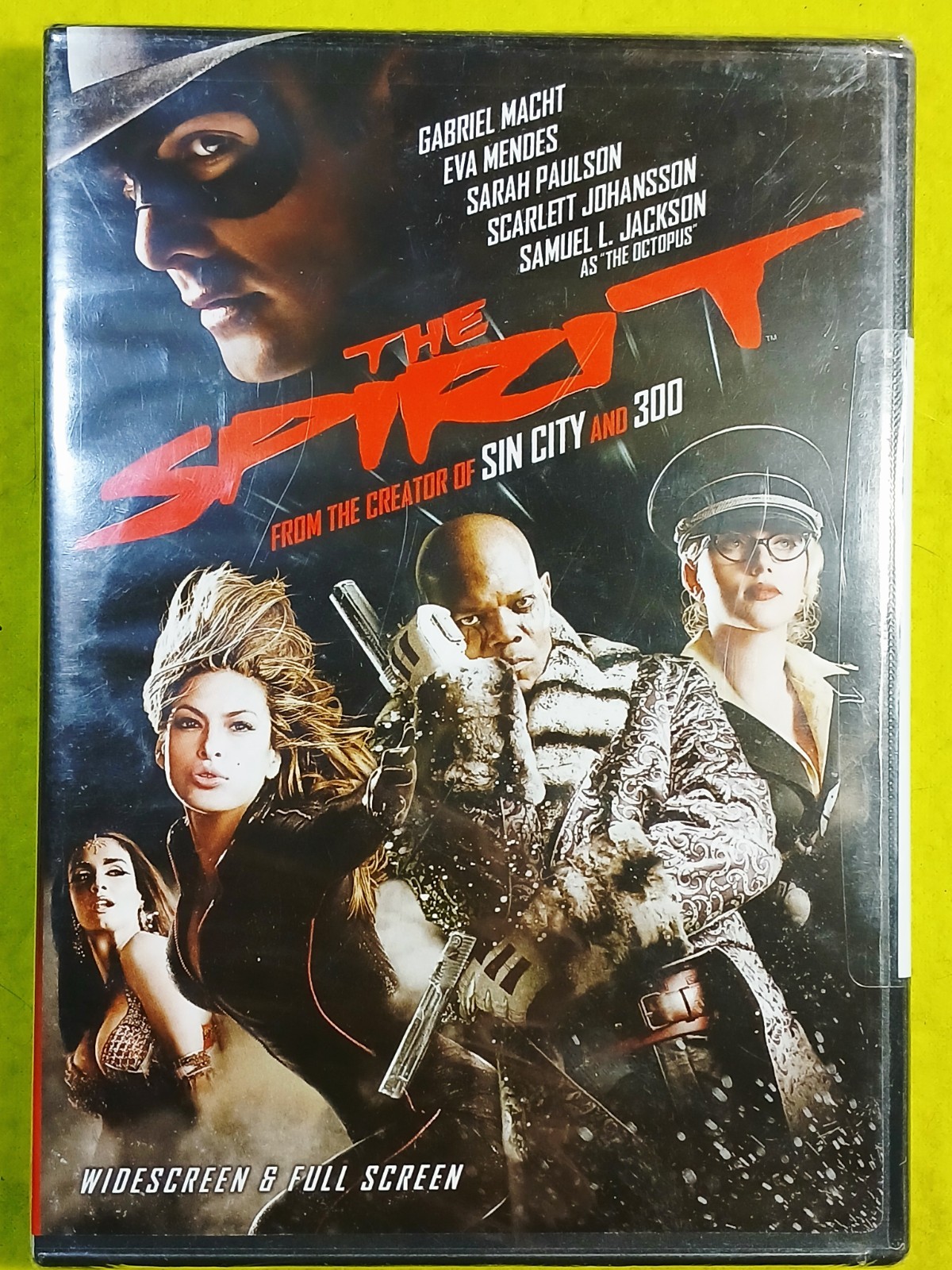The Spirit (DVD, 2009, Widescreen and Full Screen Formats) NEW SEALED NOS