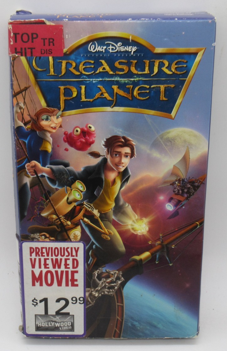 DISNEY – TREASURE PLANET ANIMATED VHS VIDEO MOVIE, EMMA THOMPSON, MARTIN SHORT