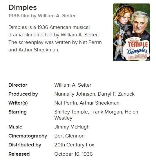 Curly Top [1935] / Dimples [1936] (DVD,2009,2-Film,2-Disc Set) Shirley Temple