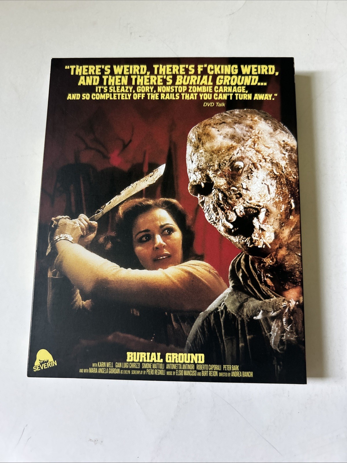 Severin 4K UHD Burial Ground Blu-ray-slipcover-2 disc-Andrea Bianchi-bonus-NEW