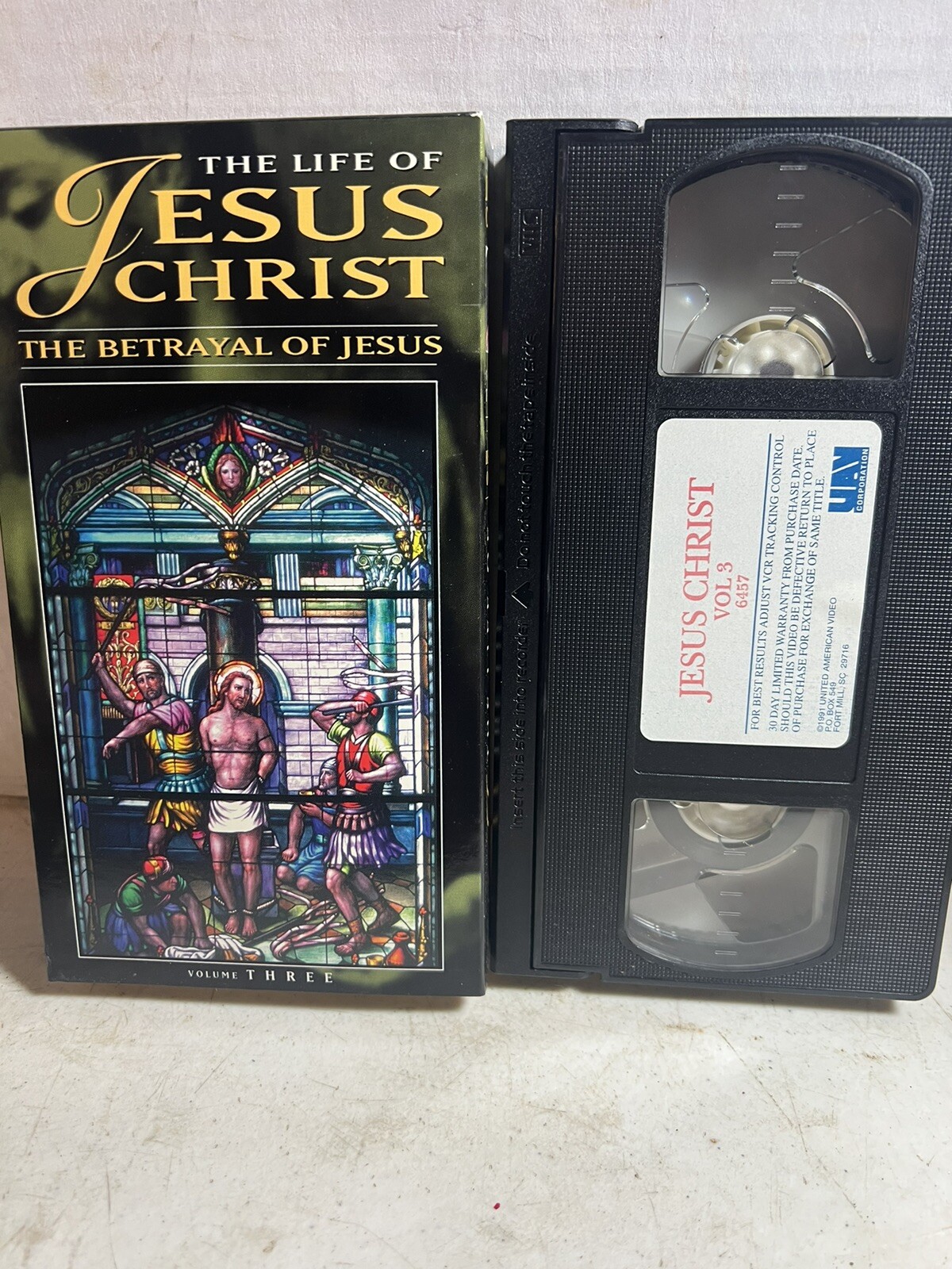 Life of Jesus Christ Vol. I-4 The Birth Healer Betrayal Jesus Has Risen 1995 VHS