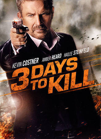 3 Days to Kill DVD Kevin Costner Action and Adventure