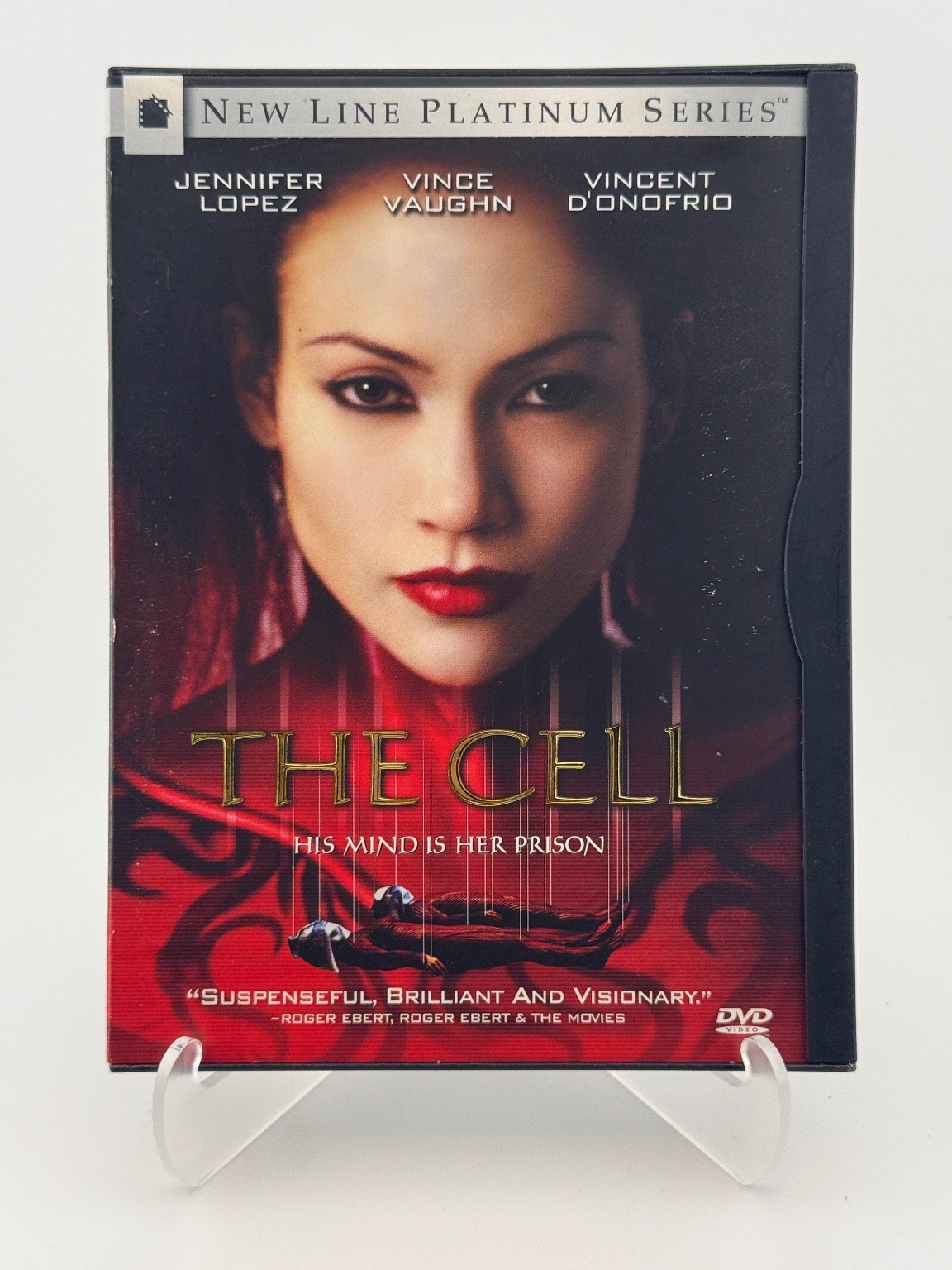The Cell (DVD 2000)Platinum Series Jennifer Lopez Vince Vaughn Tarsem Singh