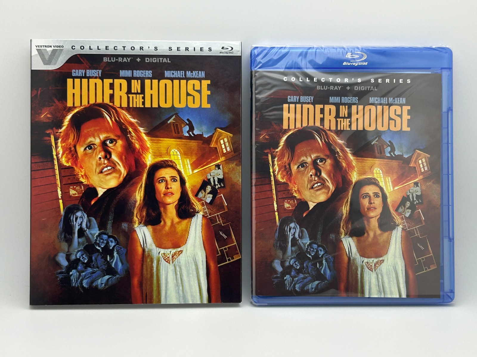 Hider in the House (1989) Blu-ray w/ Slipcover Vestron Video Gary Busey NEW