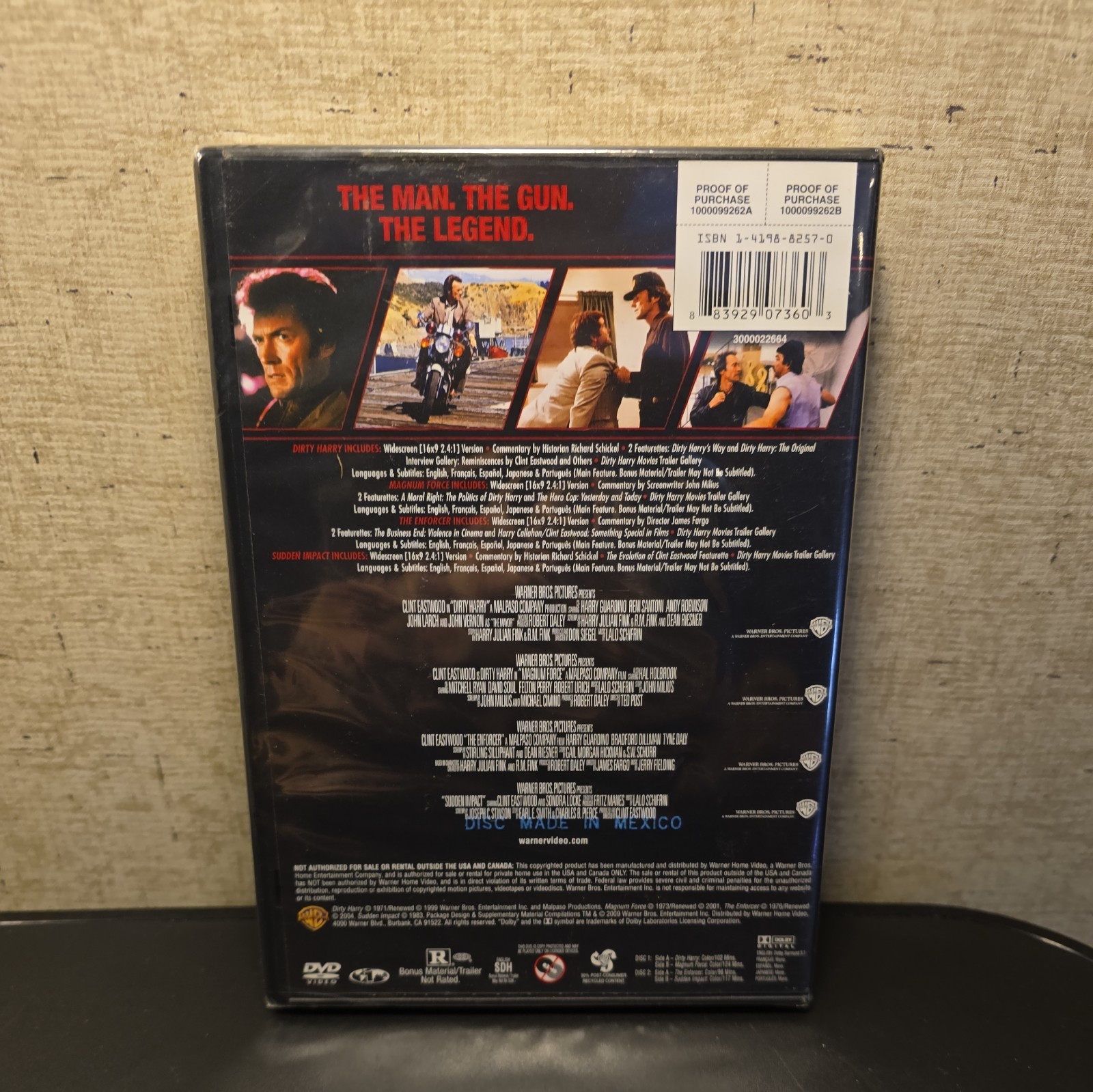 CLINT EASTWOOD Dirty Harry Collection (2009, 2 DVD) BRAND NEW: 4 Film Favorites