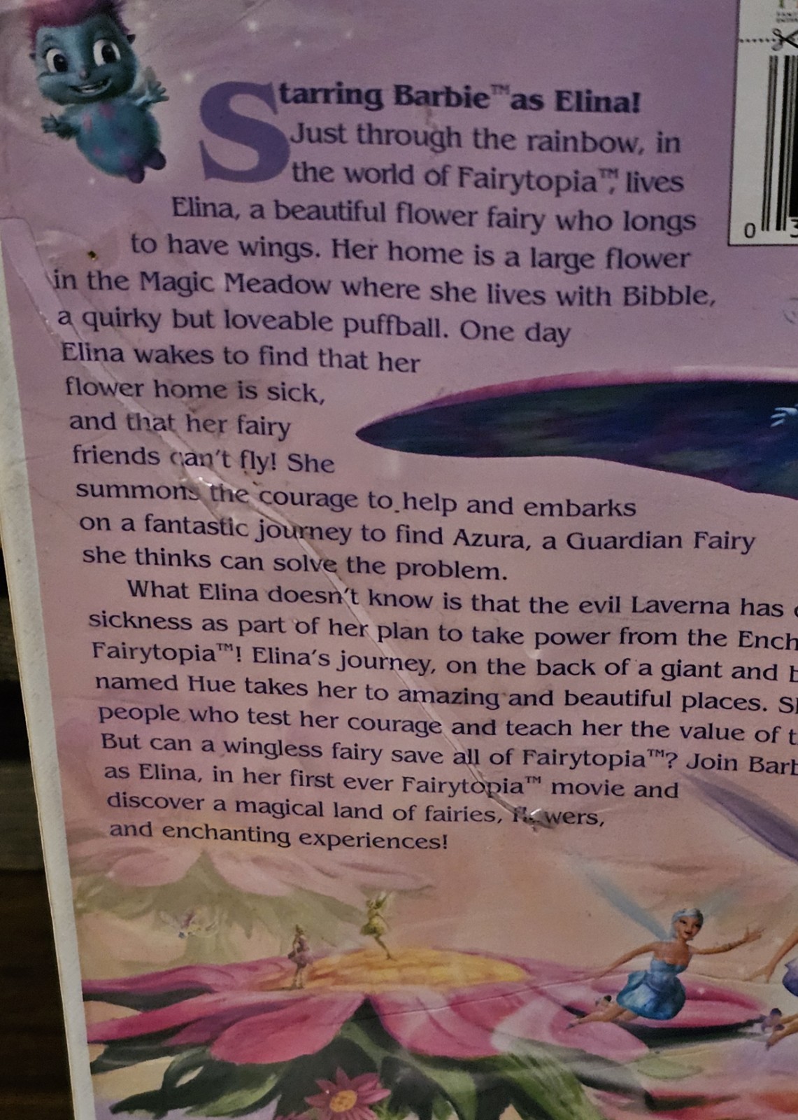 Barbie Fairytopia VHS 2005 Animation Mattel Entertainment TLC UNTESTED