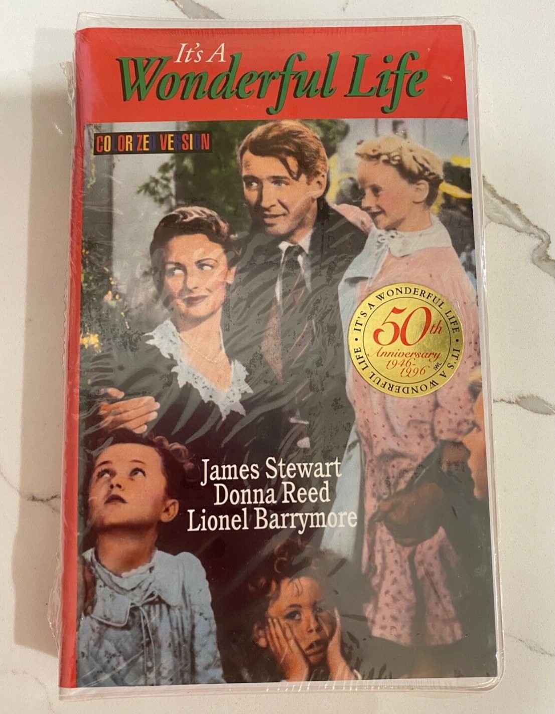 IT’S A WONDERFUL LIFE (VHS,1996 Brand new sealed 50th Anniversary) 