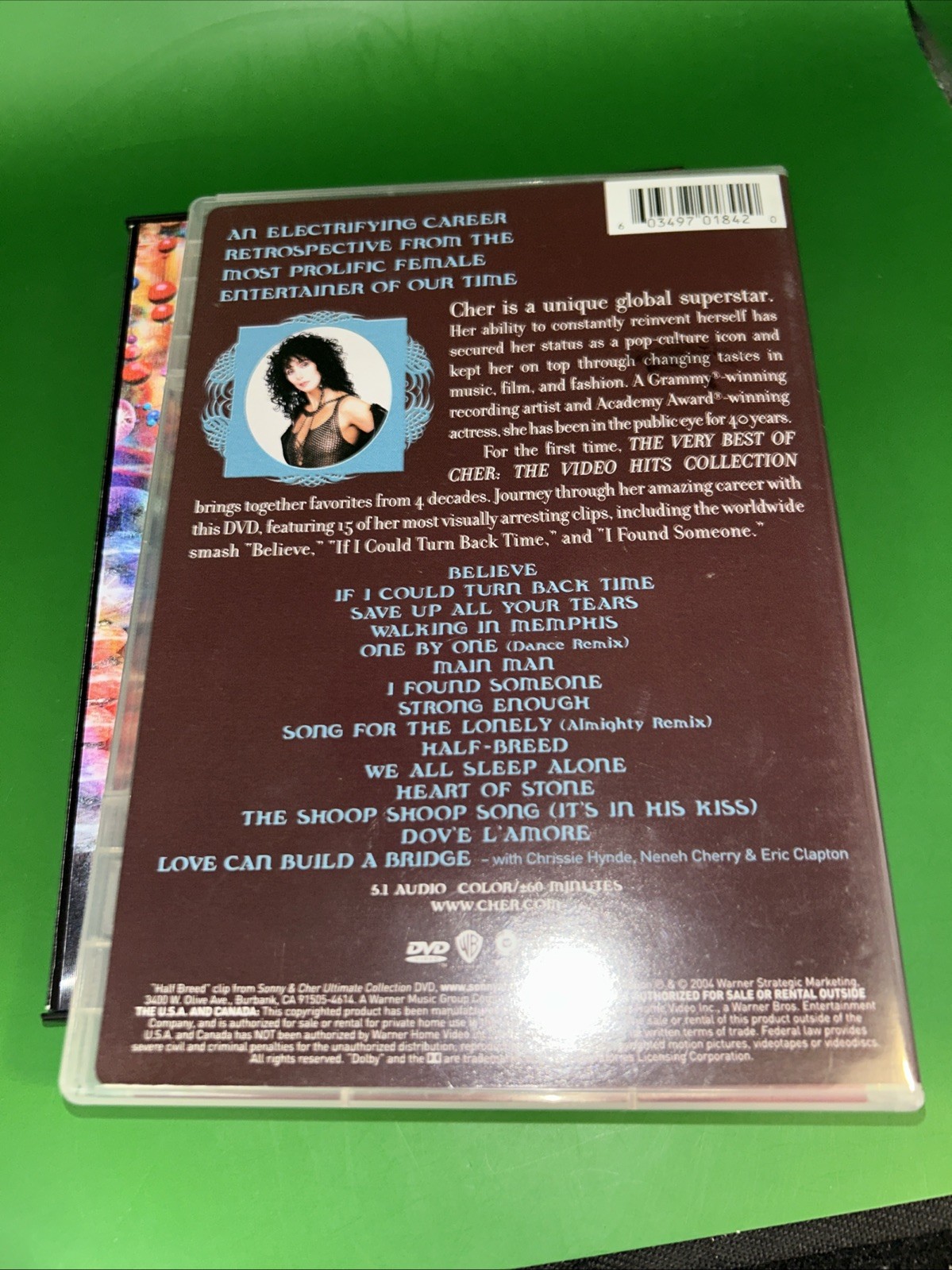 CHER The Farewell Tour Live In Concert The Very Best Of Video Hits Collection
