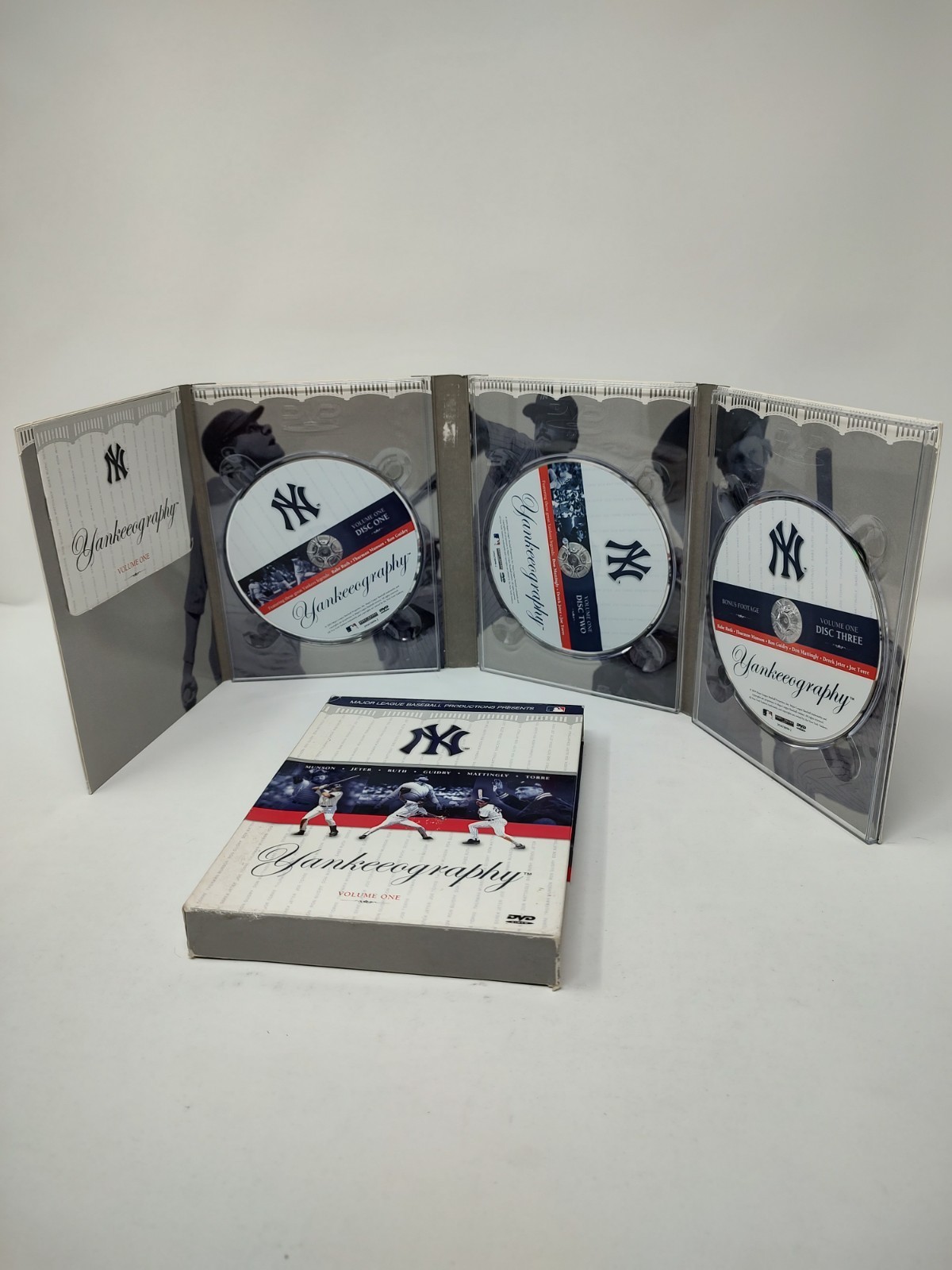 New York Yankees Essential Games Yankee Stadium 6 DVD Set Sealed + Yankeeography