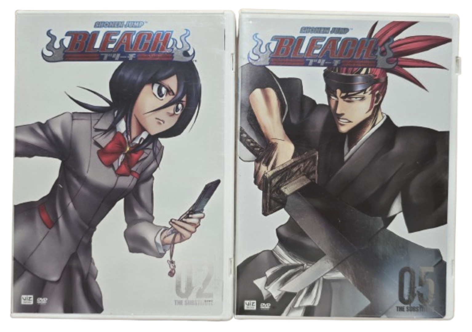 Bleach 02 + 05 DVDs
