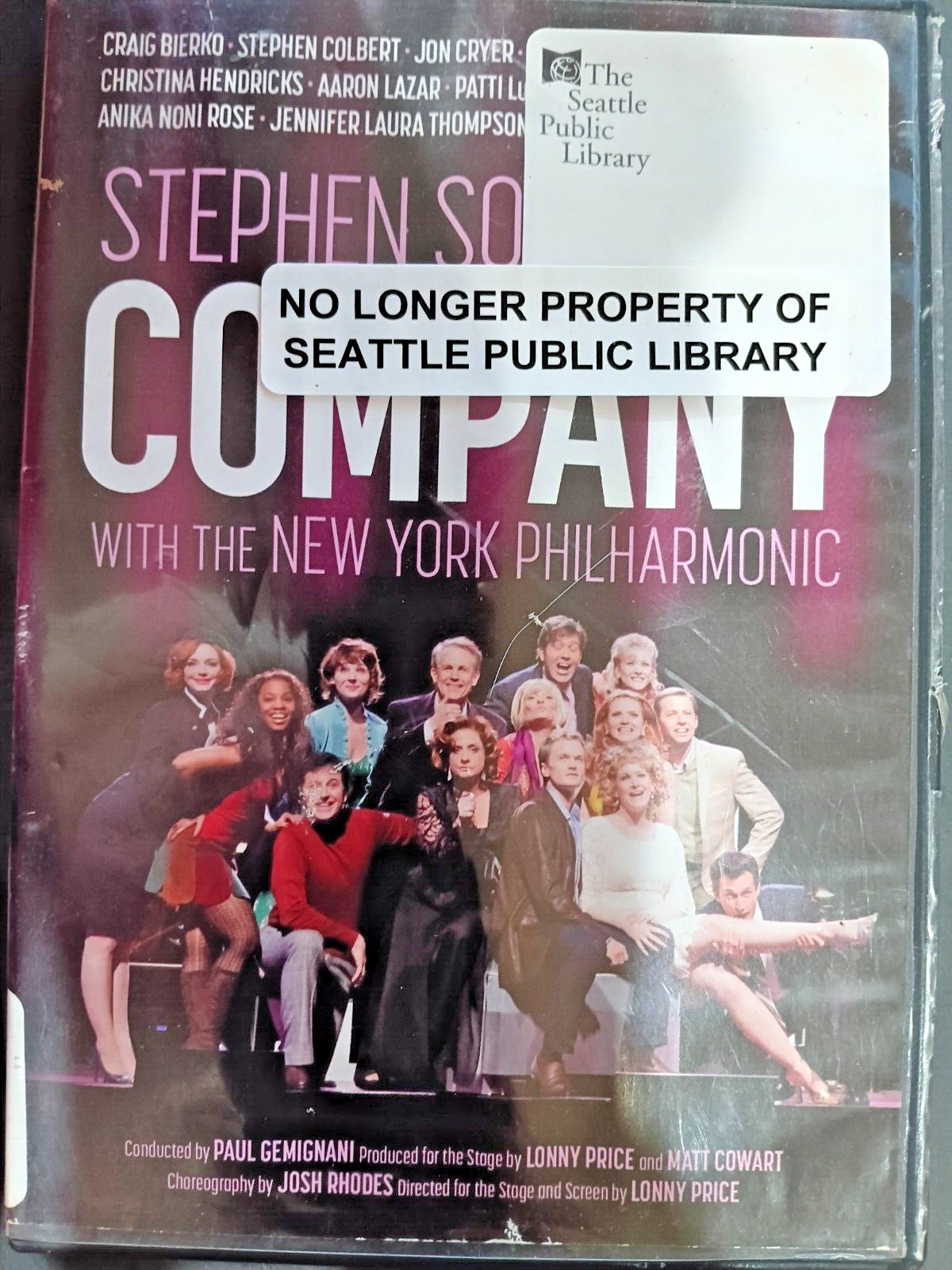 Stephen Sondheim COMPANY (Ex-Library DVD)