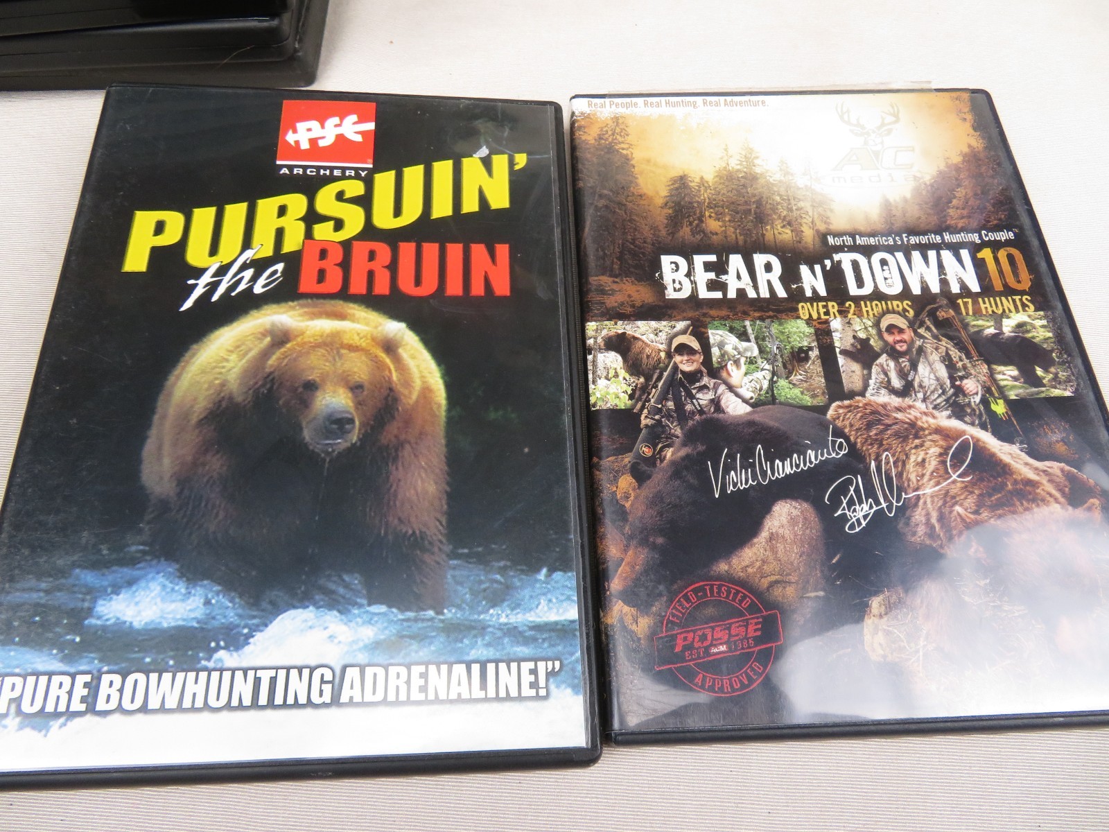 Bear Hunting DVD Lot Of 9 Black Brown Shockey Alaska Bow Bear’n Down