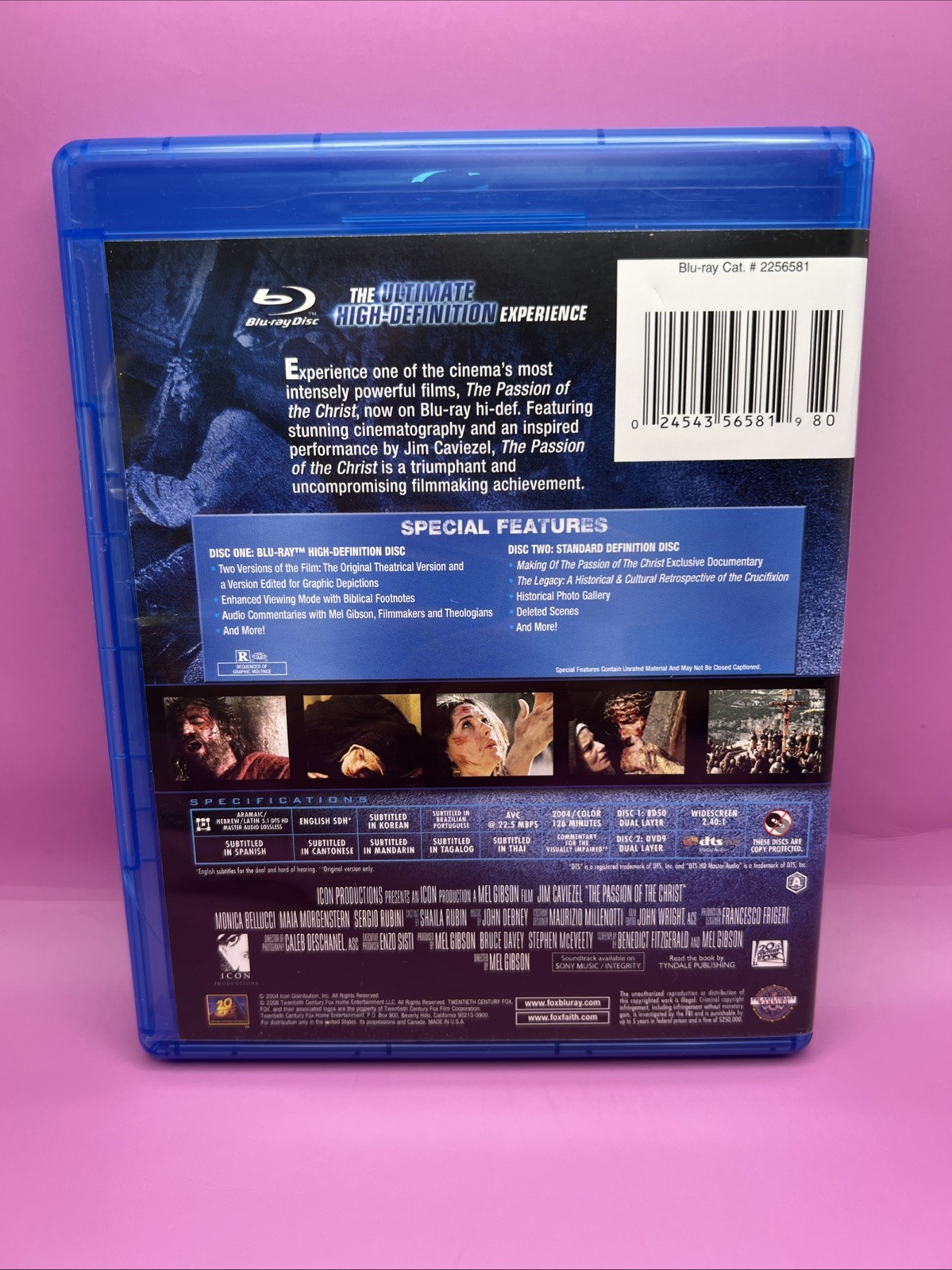 The Passion of the Christ (Blu-ray, 2004)