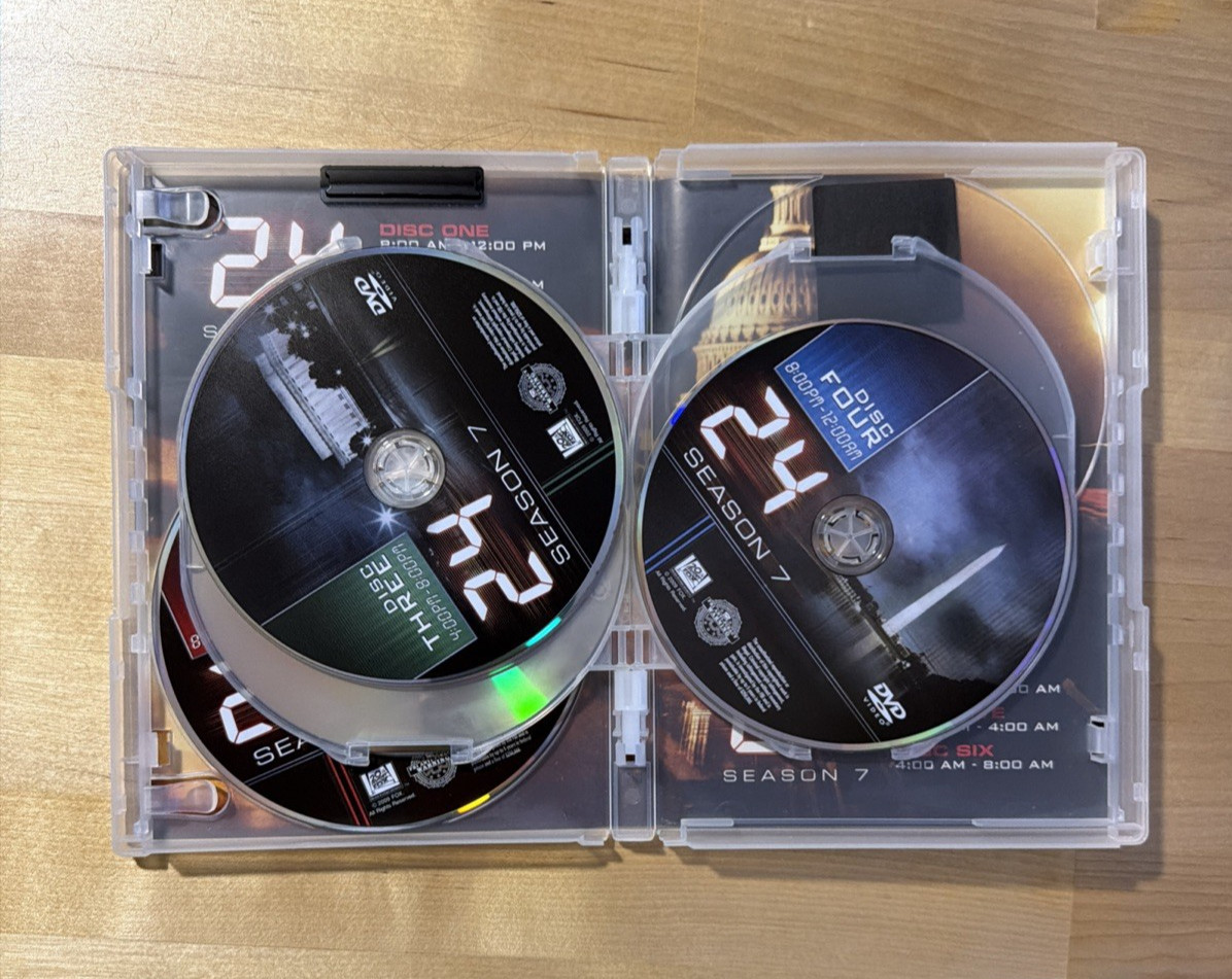 24 (2001 TV Series) DVD Jack Bauer, Kiefer Sutherland, Complete Seasons 1-7