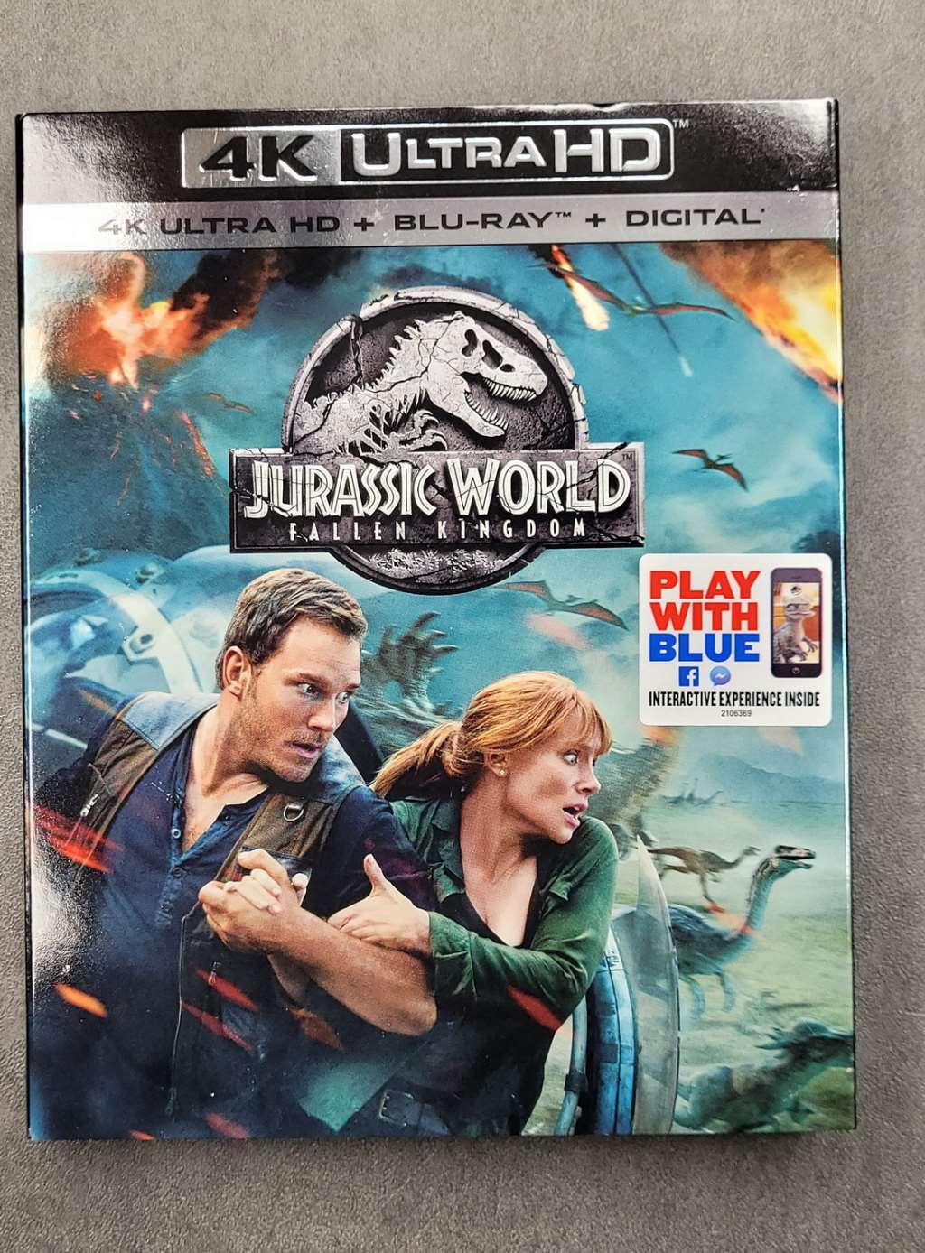 Jurassic World: Fallen Kingdom [Blu-ray] DVDs