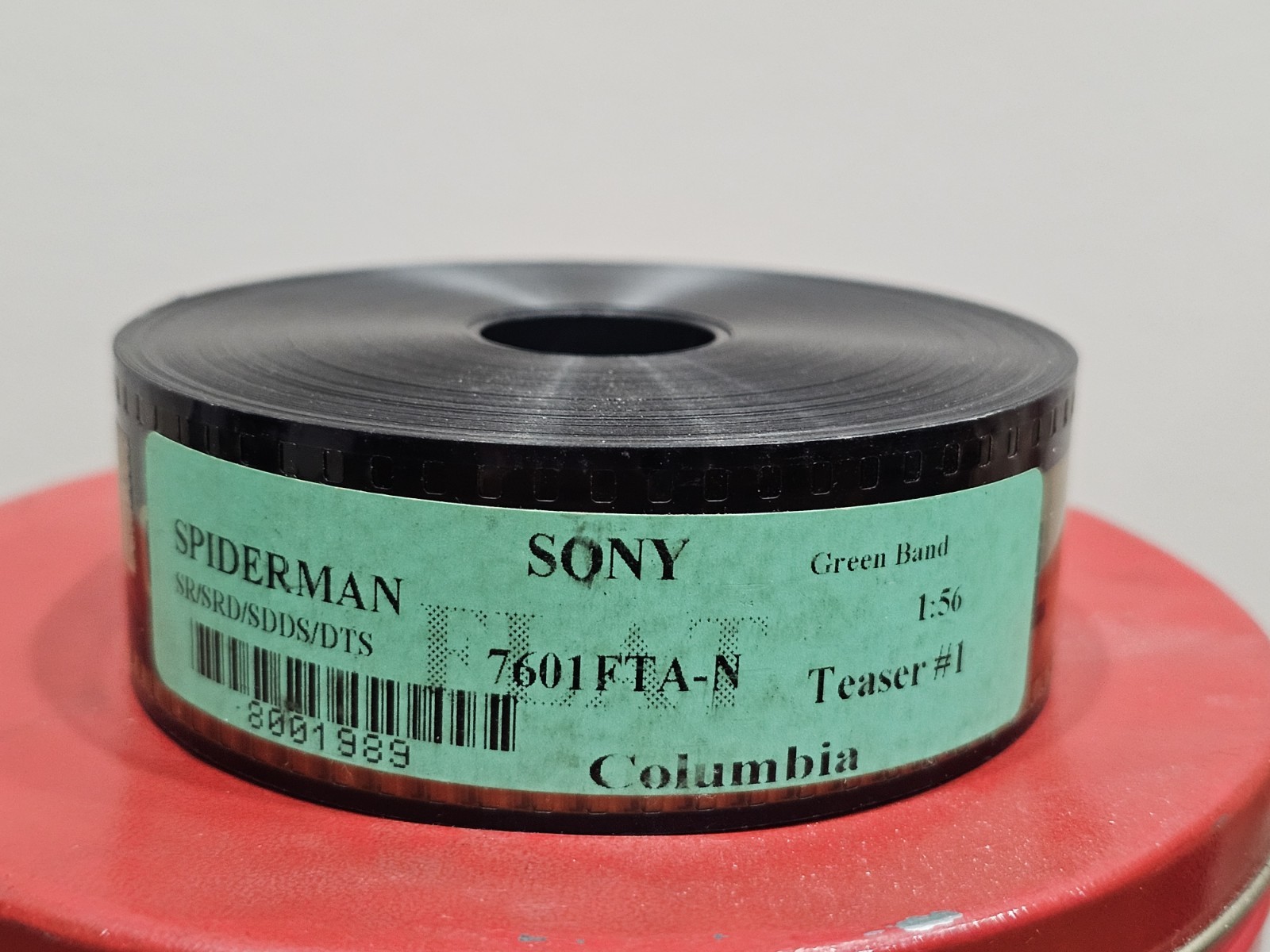 35mm Film trailer SPIDER-MAN Teaser Trailer #1 TWIN TOWERS RARE* Never ran OBO