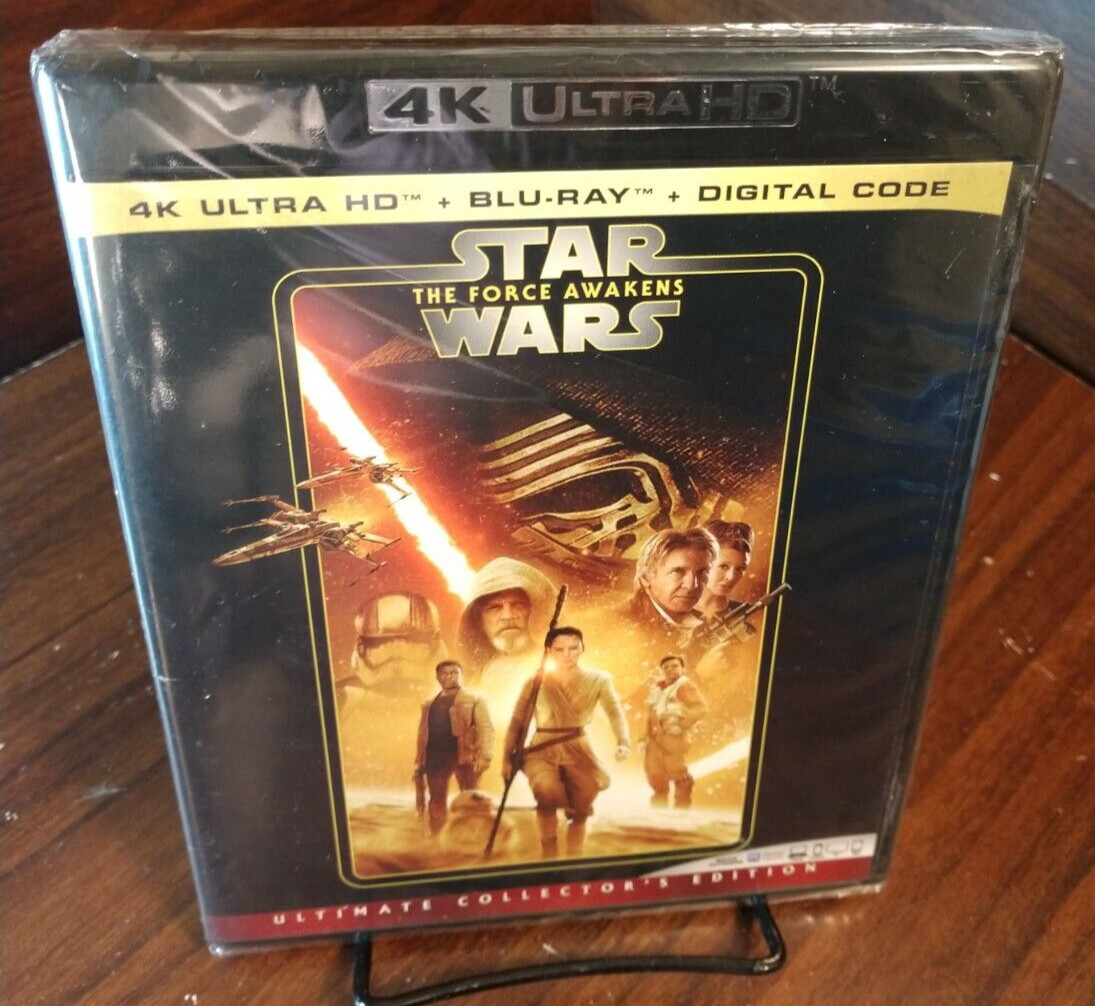 STAR WARS: The Force Awakens (4K+Blu-ray)-NEW (Sealed)-Free Shipping w/Tracking