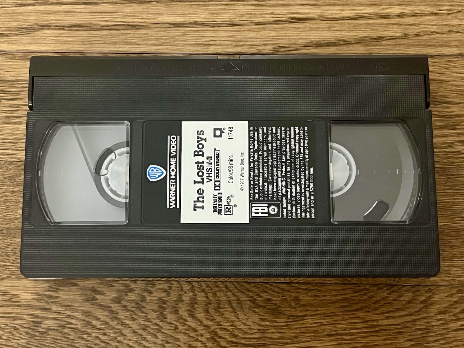 The Lost Boys 1991 Green Stripe VHS Horror Warner Bros Cory Haim