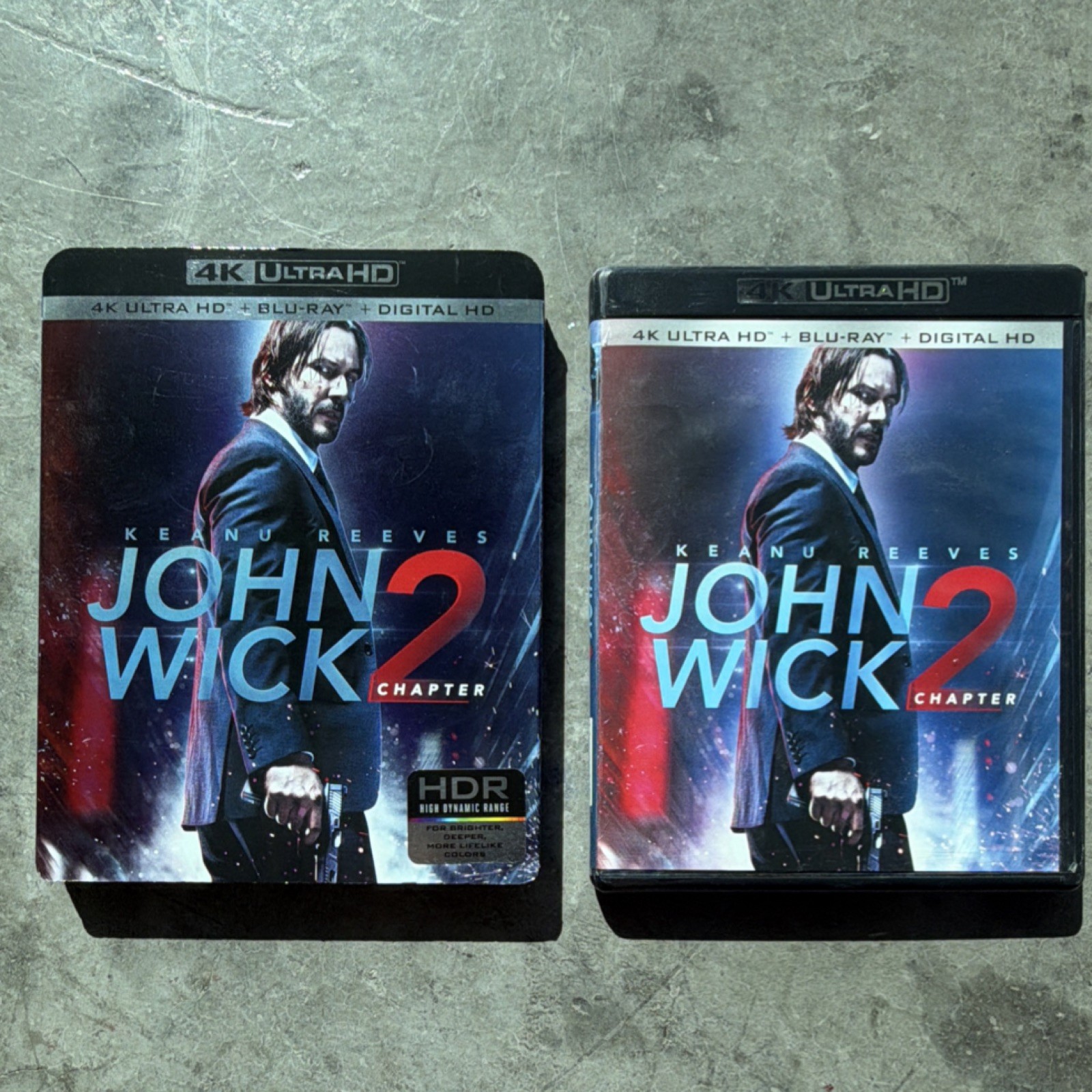 John Wick: Chapter 2 4K Ultra HD Blu-ray Keanu Reeves SteelBook