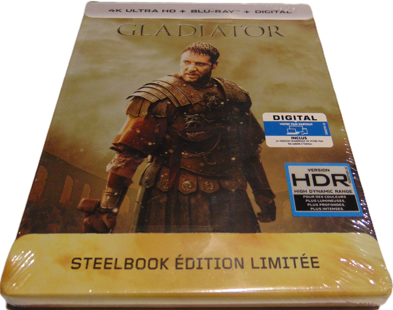 FACTORY SEALED GLADIATOR 4K UHD LIMITED EDITION STEELBOOK VERY RARE