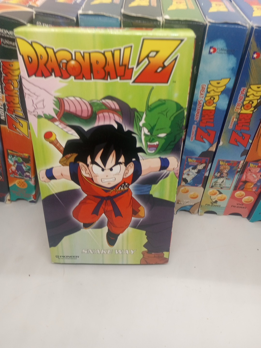 Vintage Dragonball Z VHS Lot Of 14 Various Titles 1997 2000