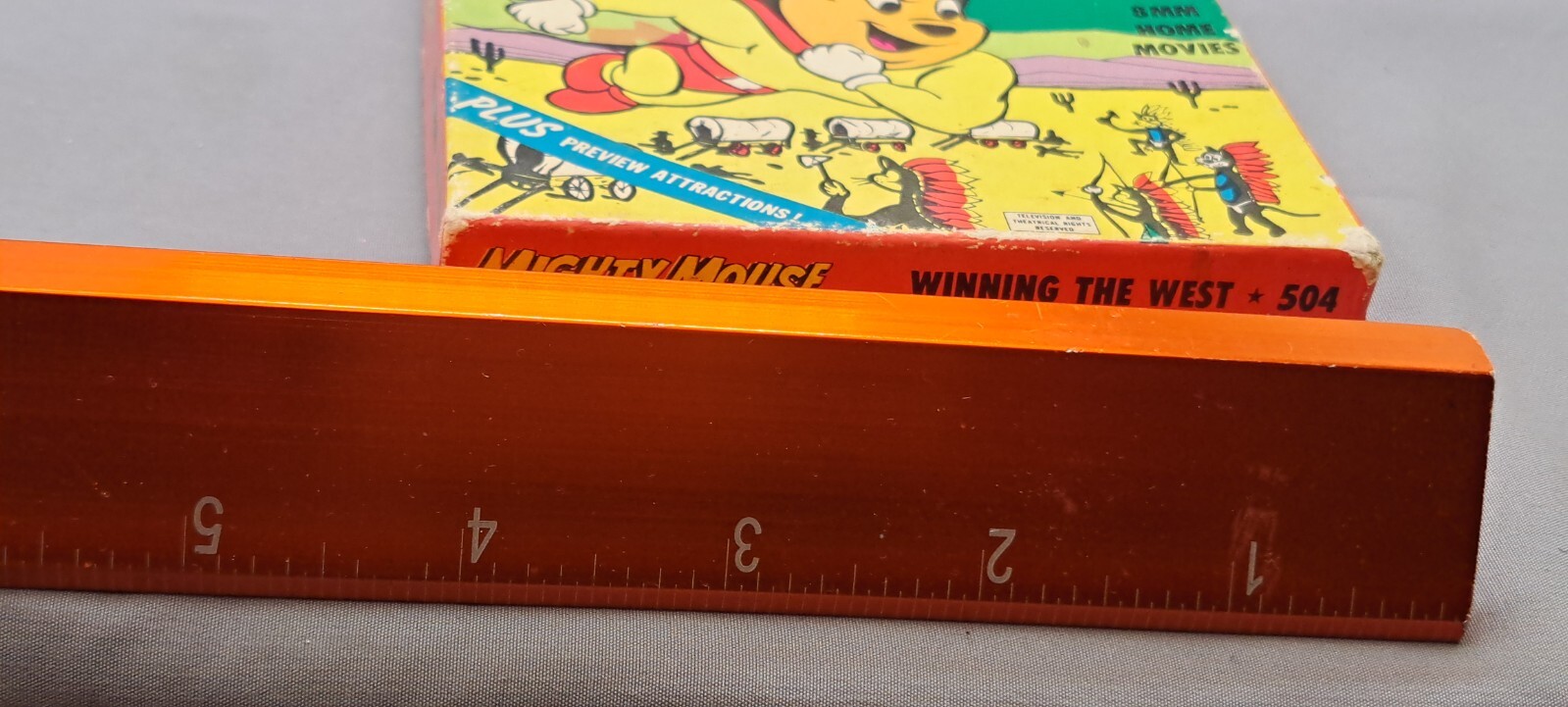 1962 Terrytoons Mighty Mouse Winning The West #504 8mm Film
