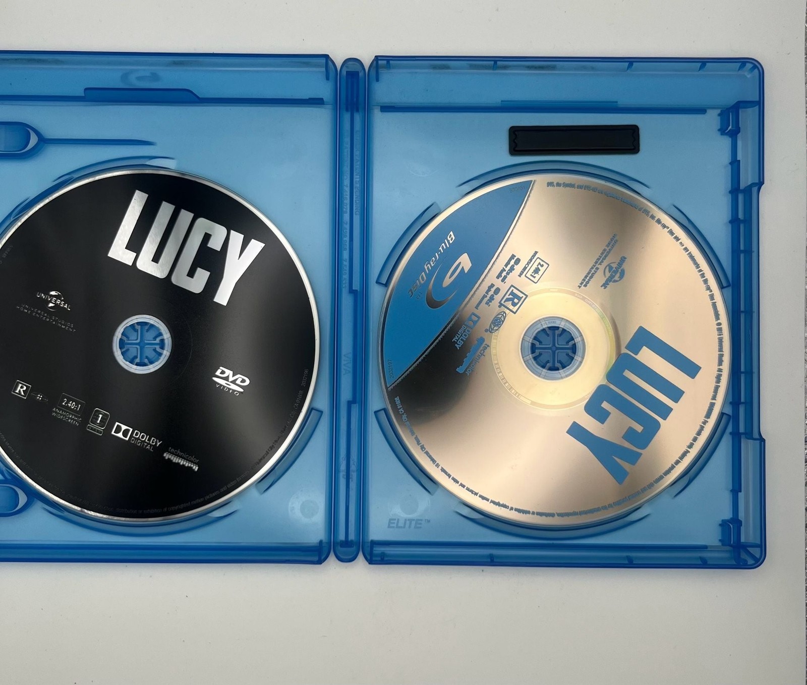 Lucy Blu-ray + DVD 2-Disc Set) Scarlett Johansson, Morgan Freeman
