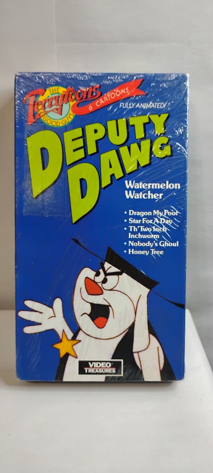 Deputy Dawg watermelon watcher Cartoon VHS Tape Terrytoons 1989 Treasures