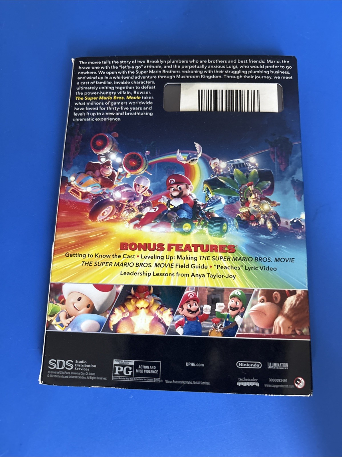 The Super Mario Bros. Movie Power Up Edition DVD BRAND NEW WITH SLIPCOVER