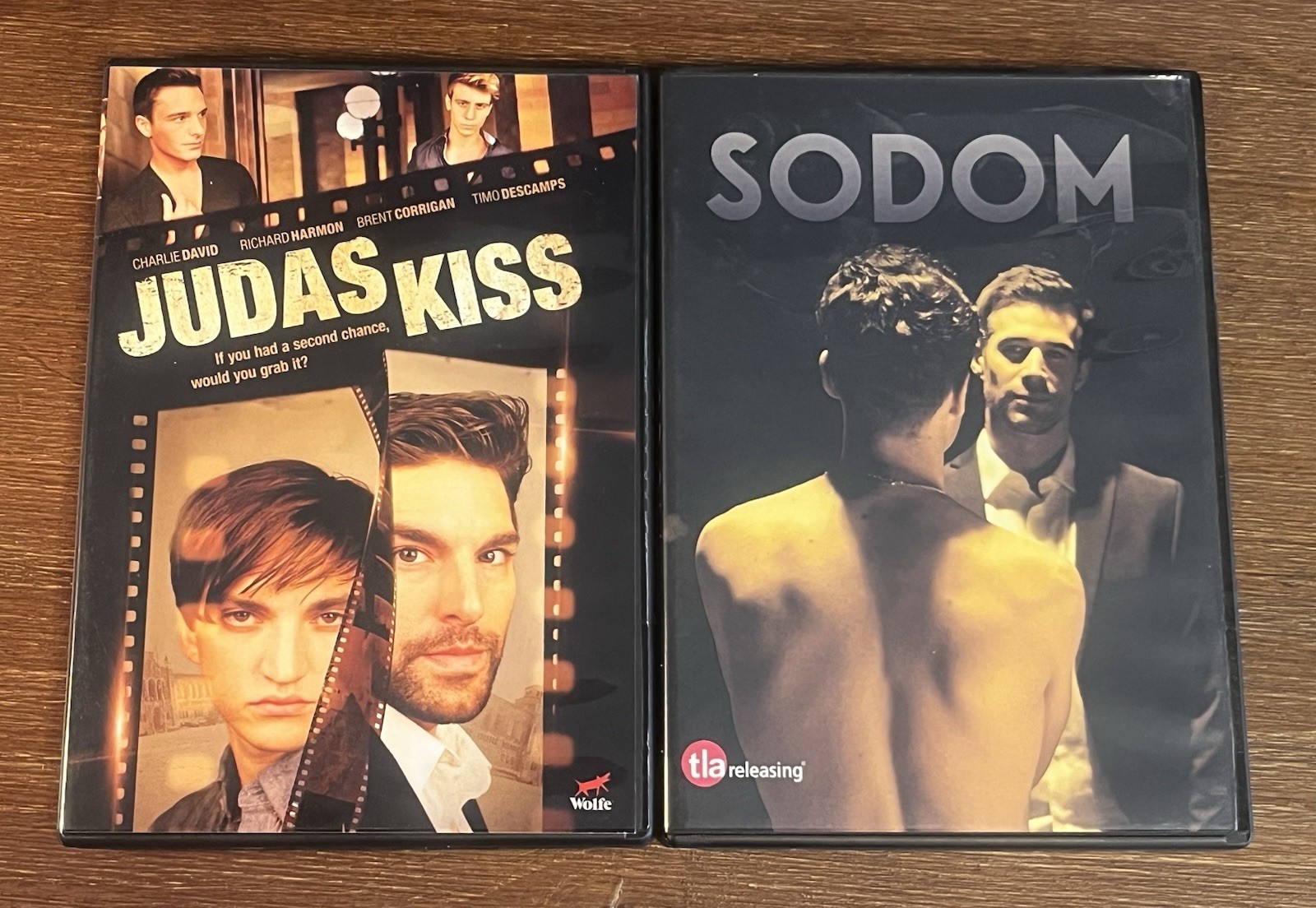 Lot Of 5 ROMANCE LGBTQ THEMED MOVIES Coming Out, Judas Kiss, Sodom,