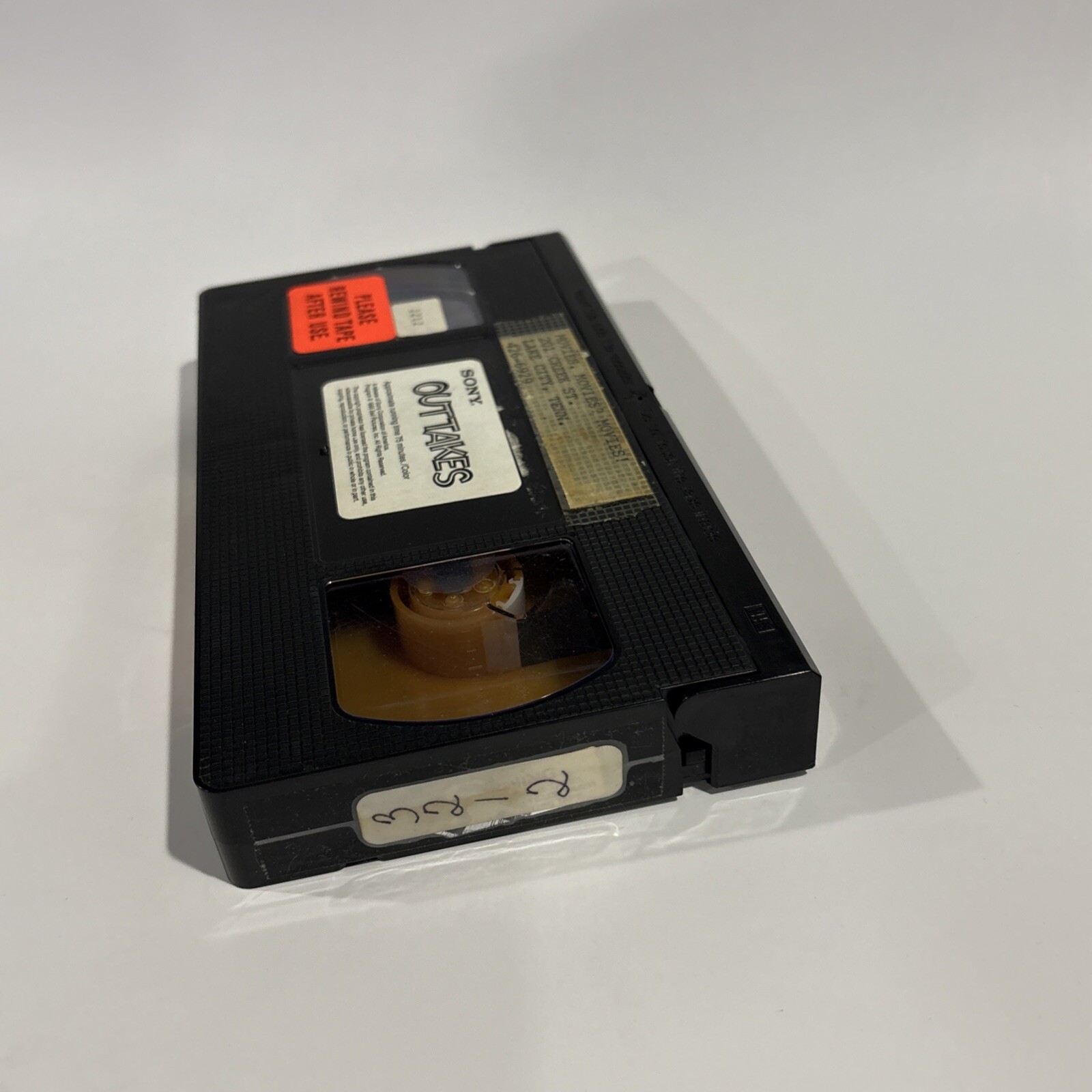 OUTTAKES – VHS – 1980s Sketch Comedy Film Sony RARE HTF TESTED