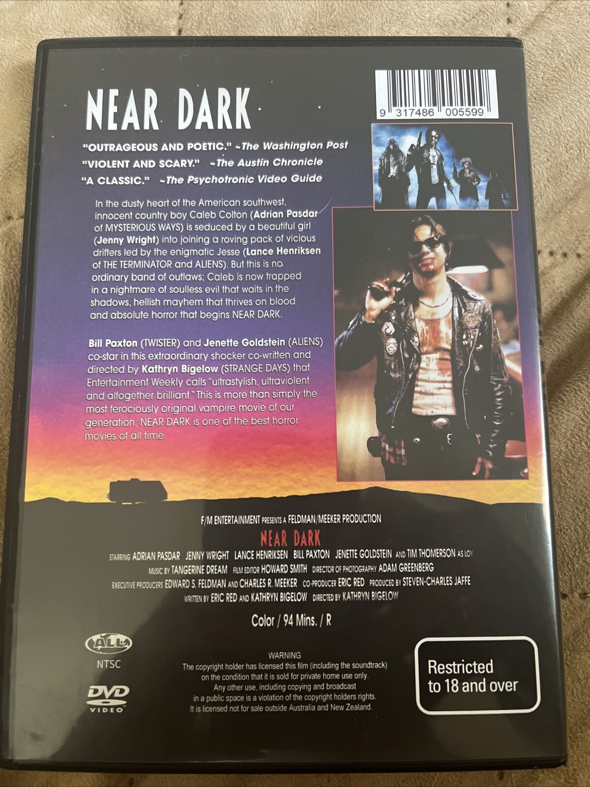 Near Dark (DVD, 1987) RARE OOP