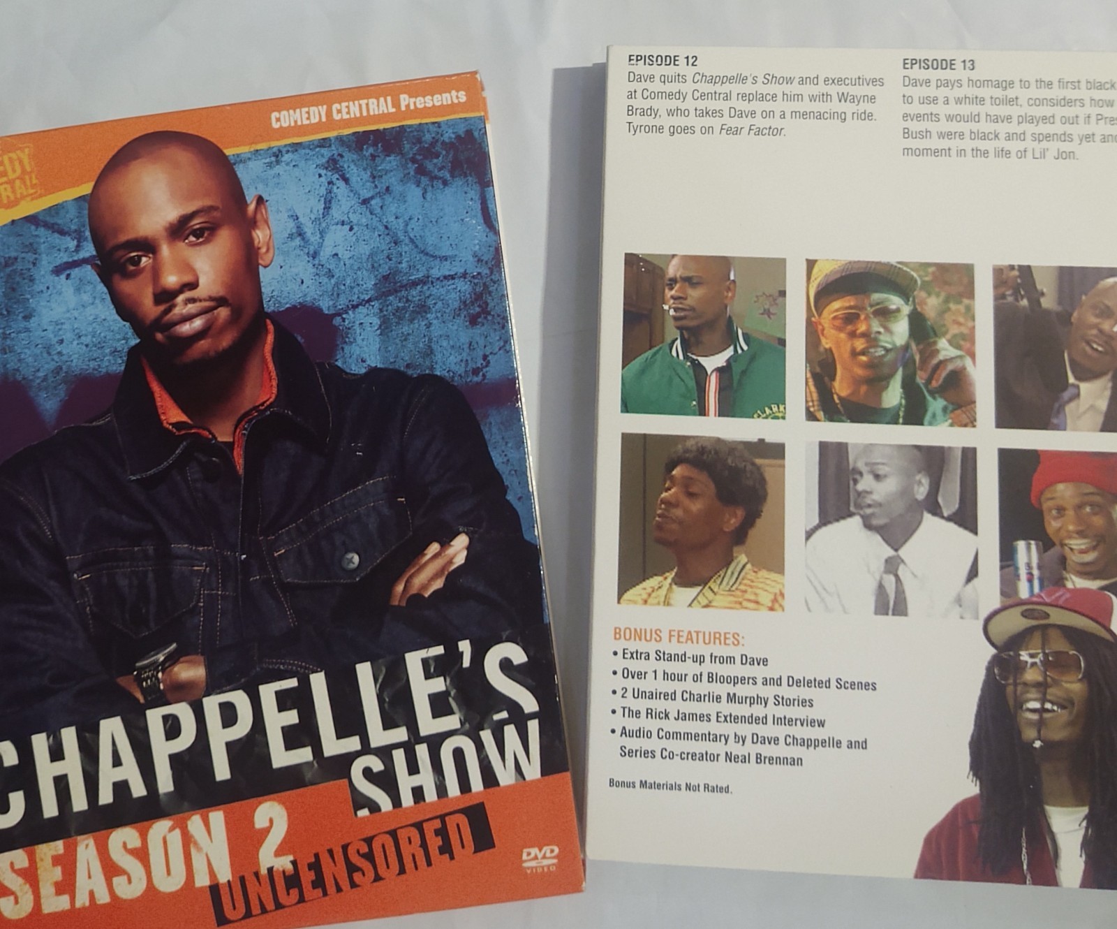 Chappelle’s Show: CompleteSeason Two Uncensored! (DVD) Great Shape ..3 dvd Set l