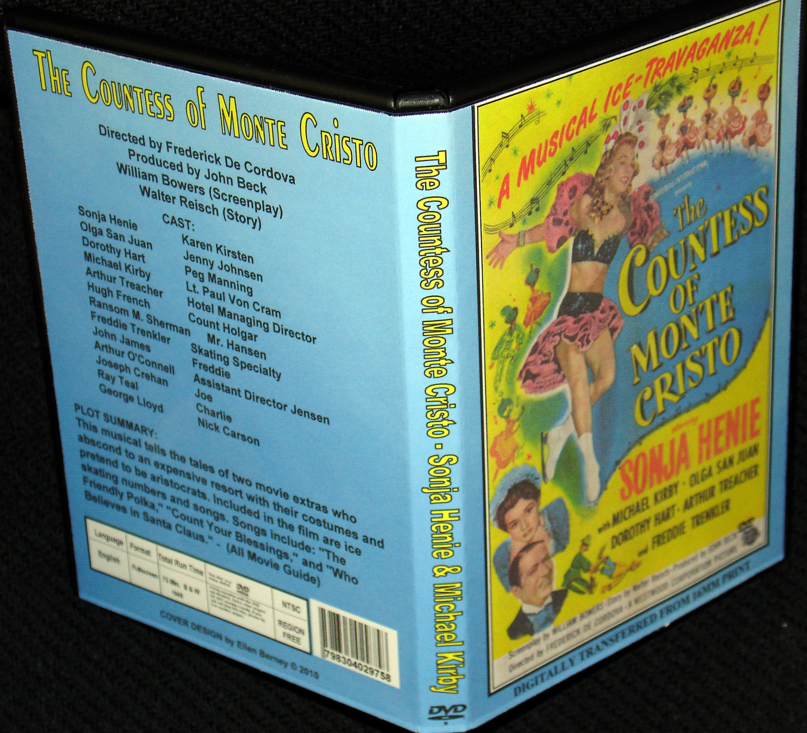 THE COUNTESS OF MONTE CRISTO-COLORIZED VERSION – DVD – Sonja Henie