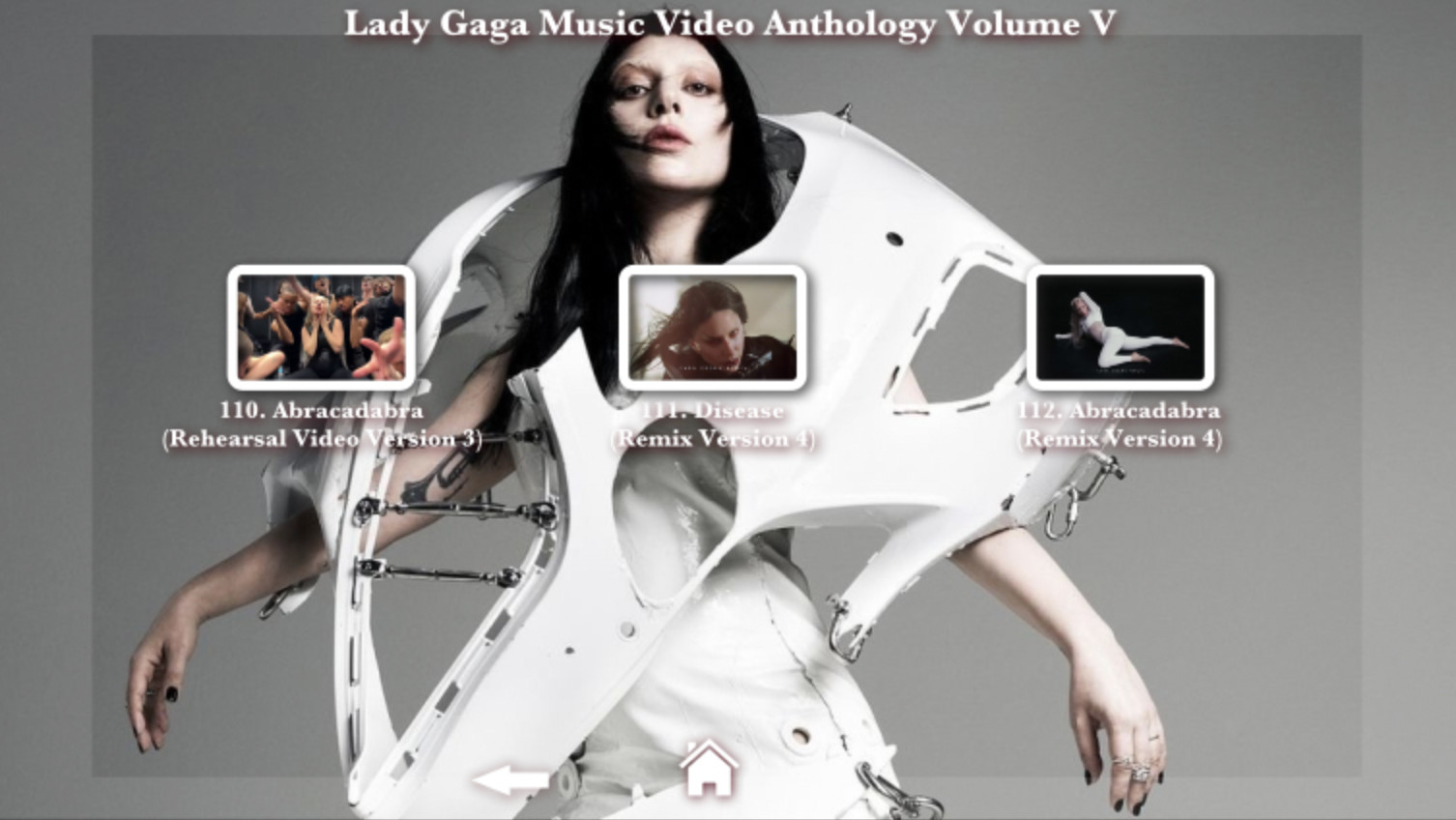 LADY GAGA Music Video Anthology 5 DVD Set 2008-2025 112 VIDS 9.5 HRS Abracadabra