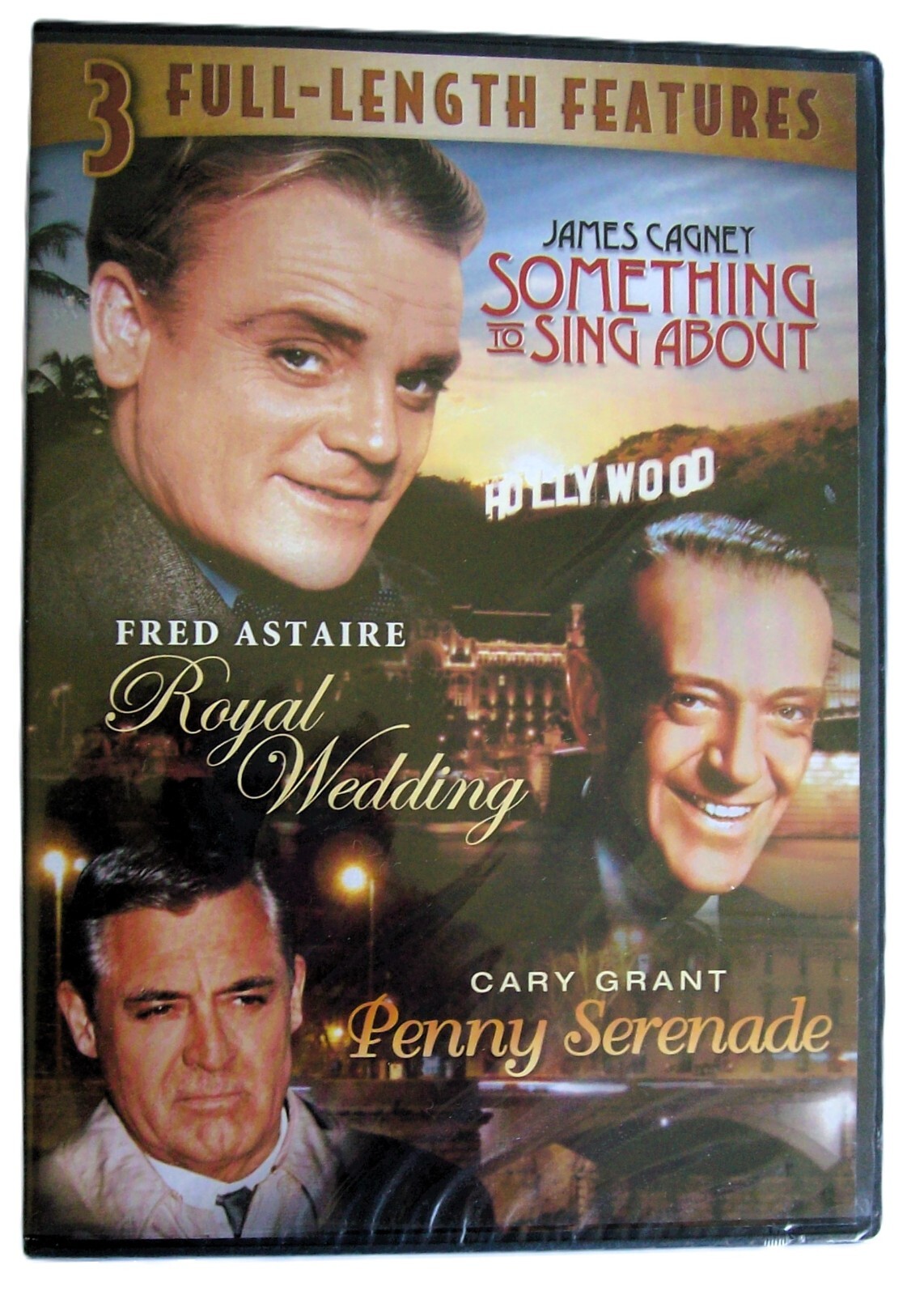 Something To Sing About/Royal Wedding/Penny Serenade (DVD, 2008) Cagney/Astaire